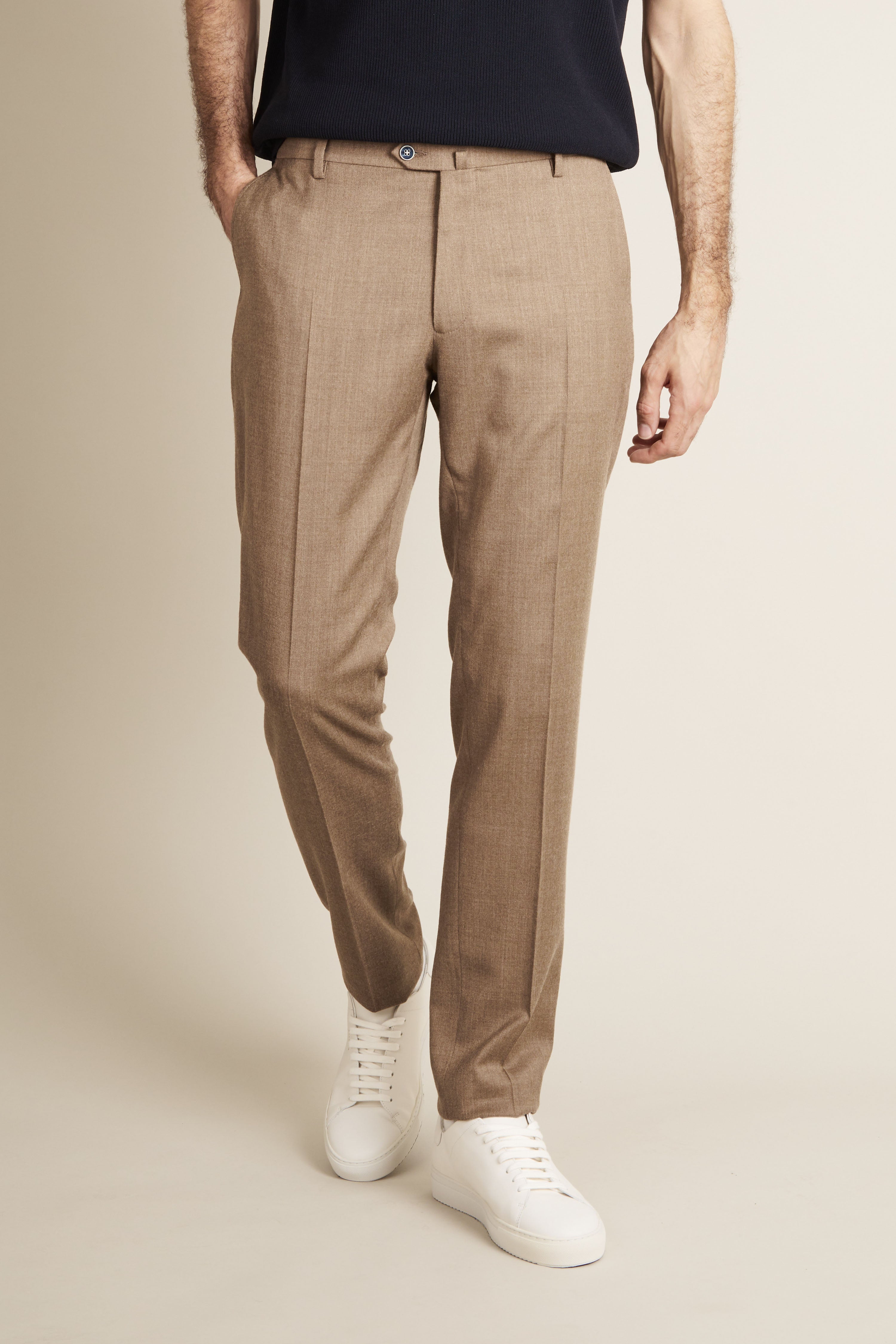 le-pantalon-flanelle-fm-lpfs-2-pantalon-camel-m-rinos-stretch image 1