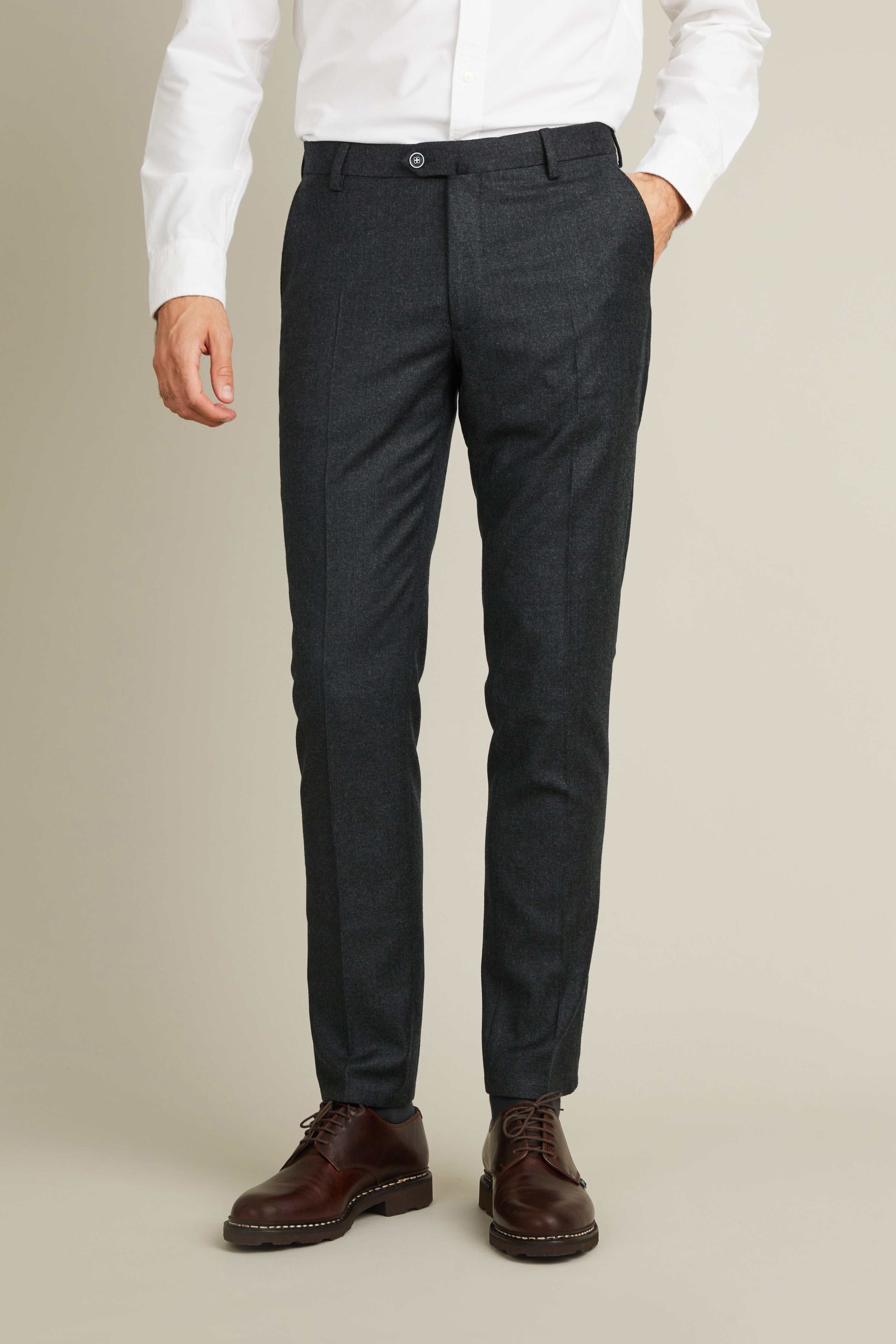 le-pantalon-flanelle-fm-lpfr-2-pantalon-homme-gris-anthracite-laine image 1