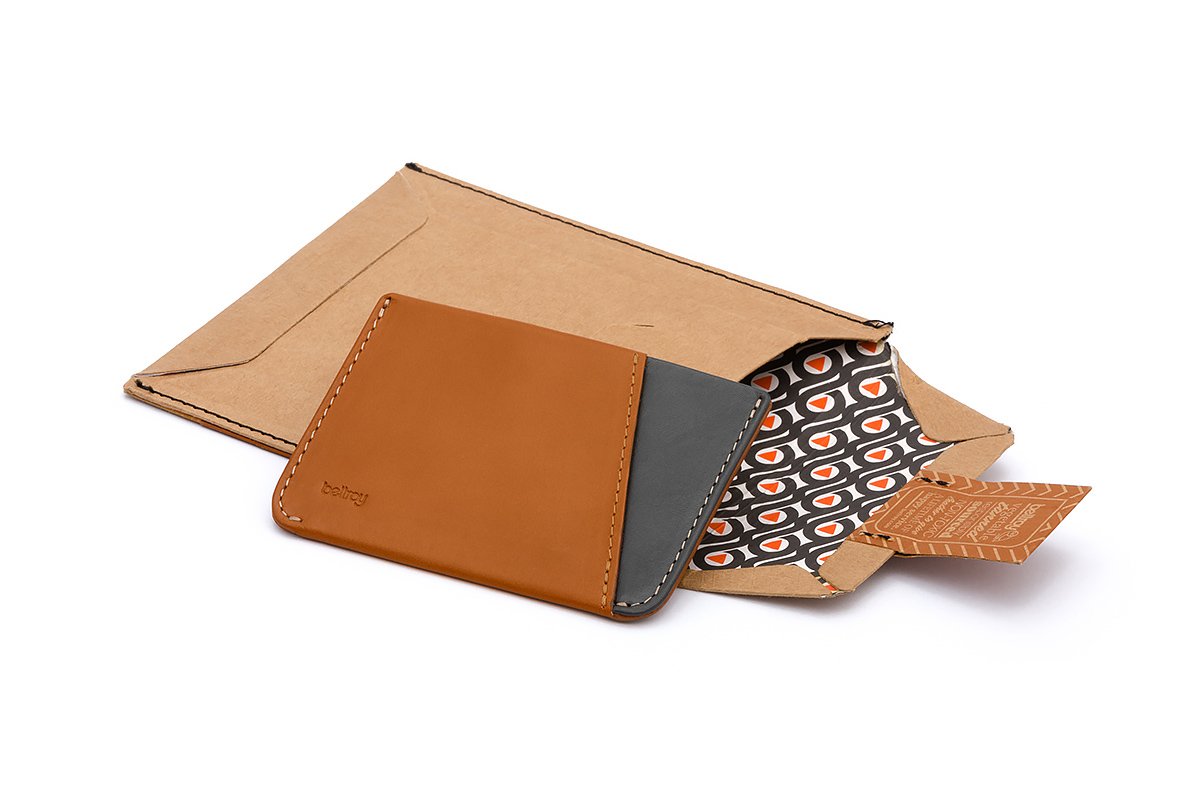 bellroy-micro-sleeve-portefeuille-cuir-caramel-ultra-fin image 4
