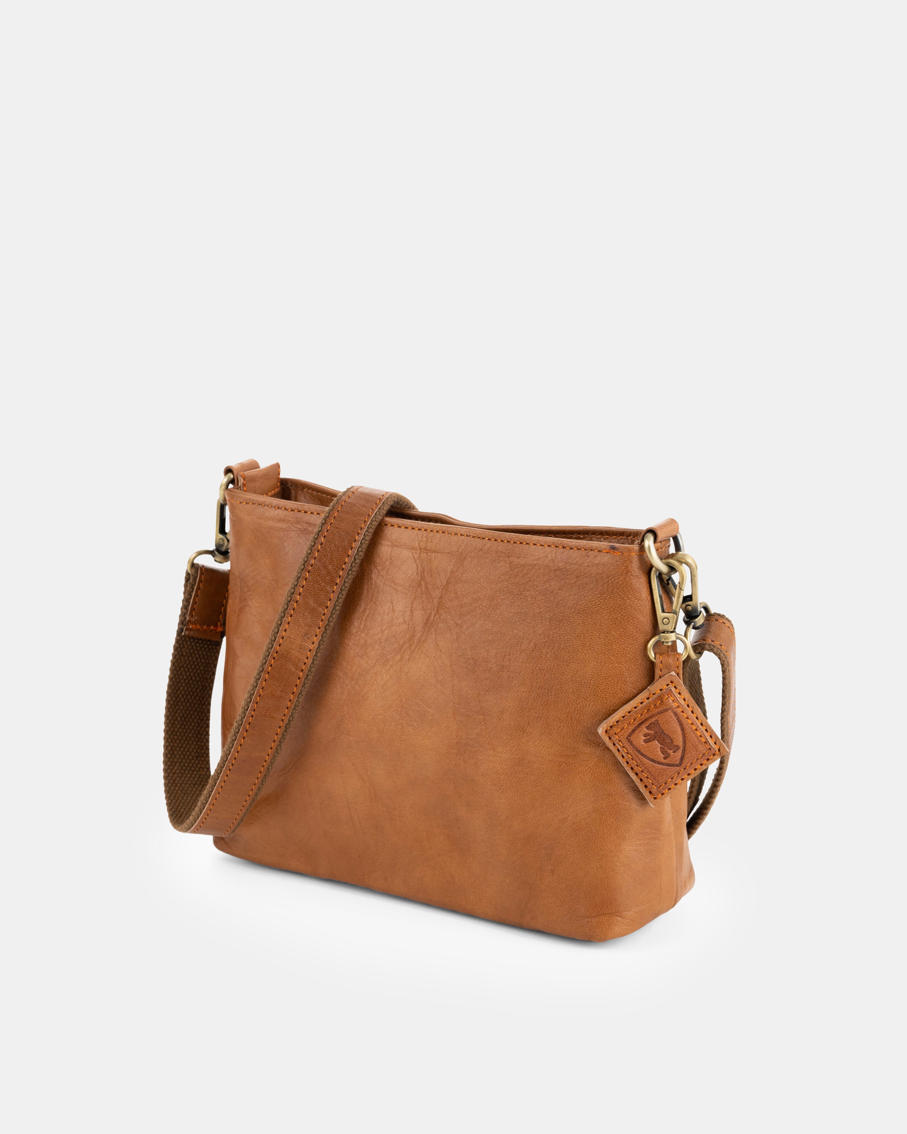 berliner-bags-marbella-s-vintage-sac-bandouli-re-marron-vintage-zip image 7