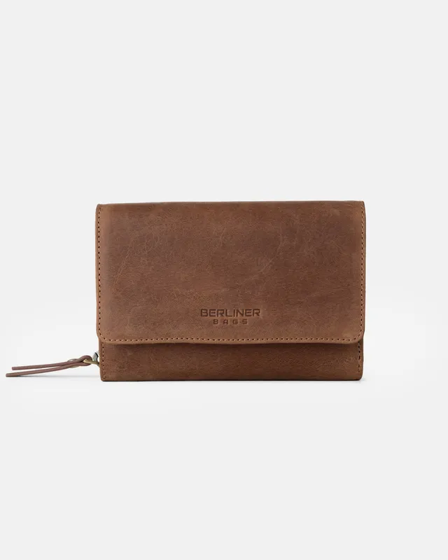 berliner-bags-vienna-portefeuille-femme-camel-15-cartes-rfid image 1