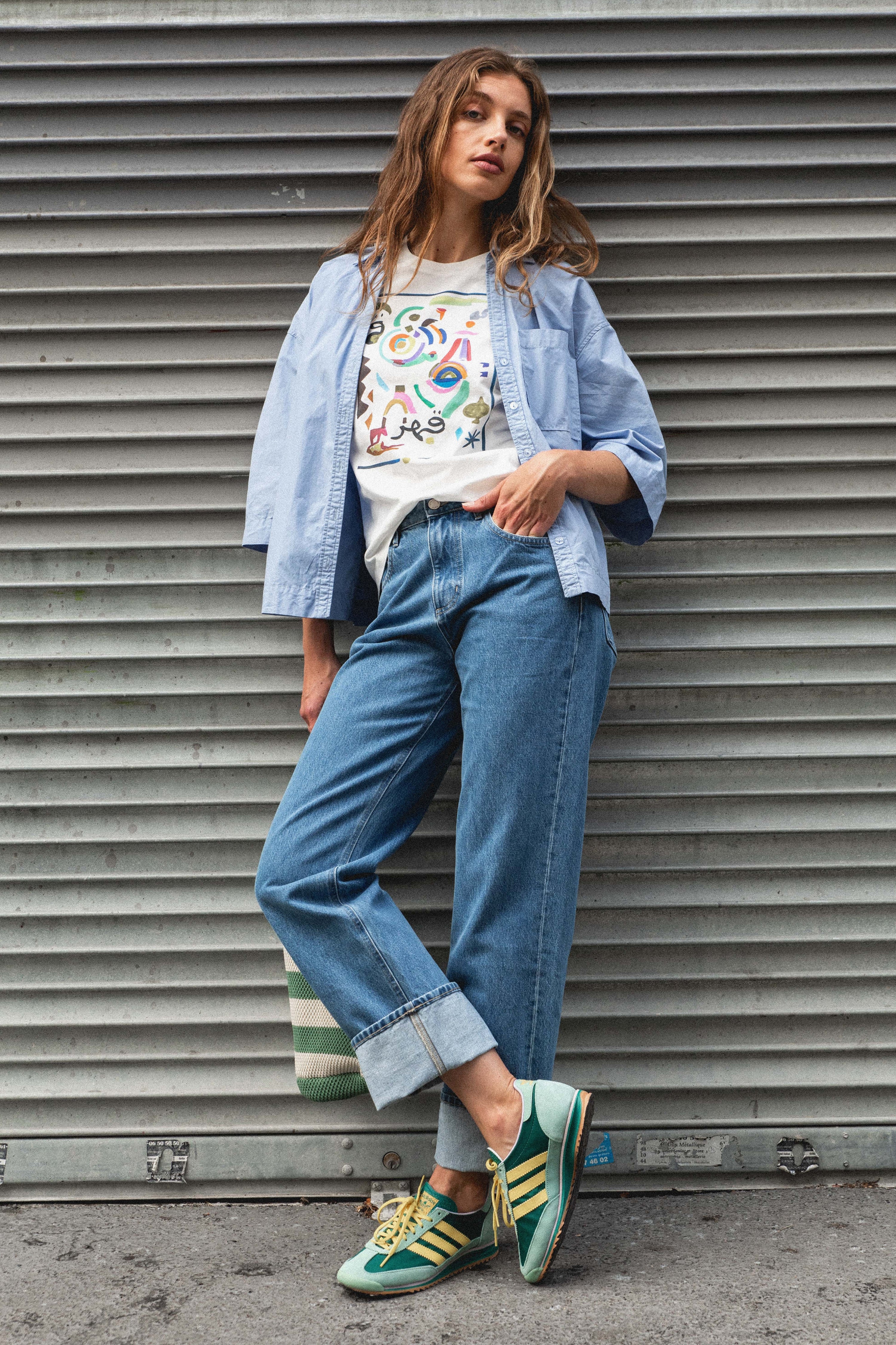 le-pantalon-jean-boyfriend-middle-blue-droit-femme image 2
