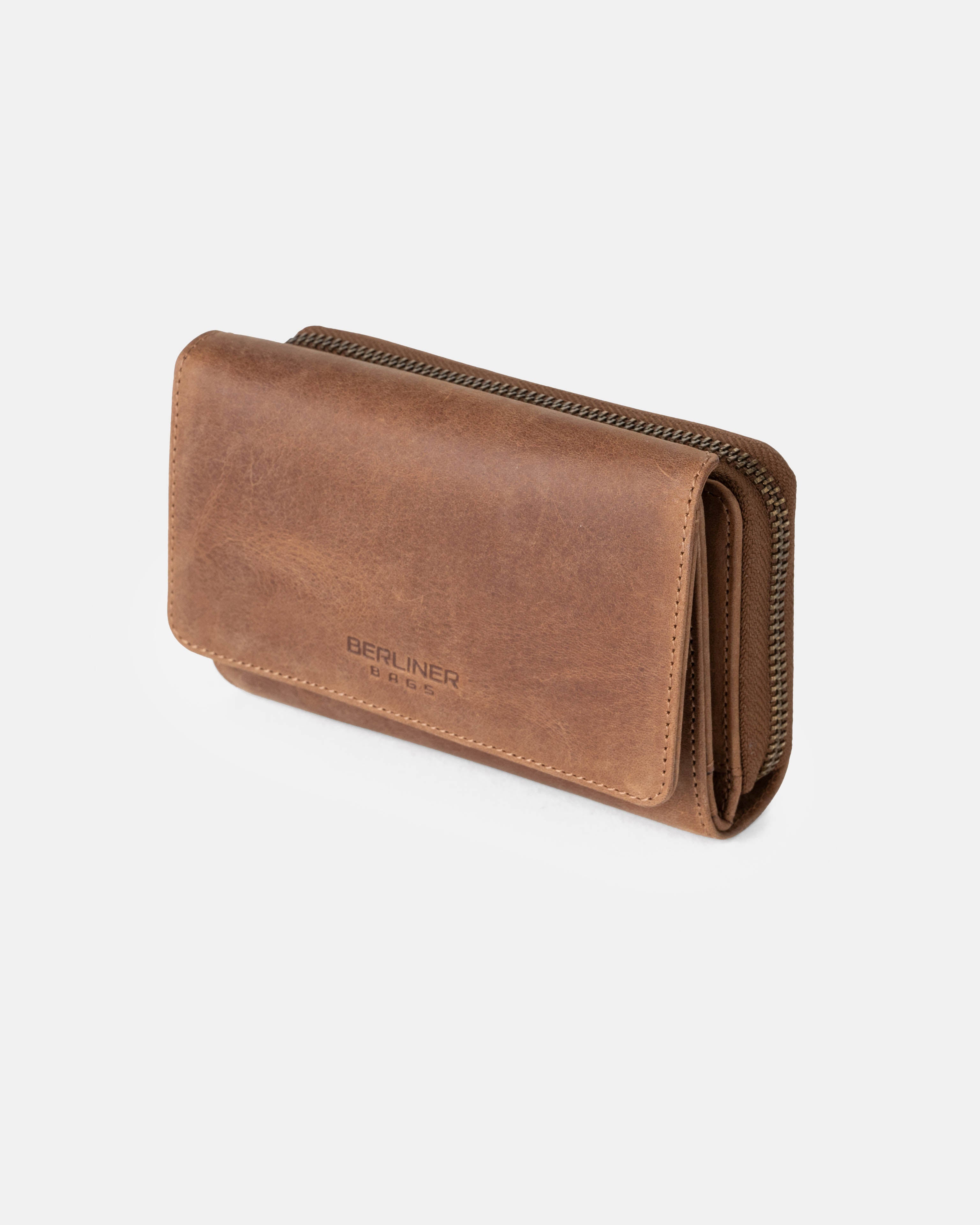 berliner-bags-vienna-portefeuille-femme-camel-15-cartes-rfid image 4