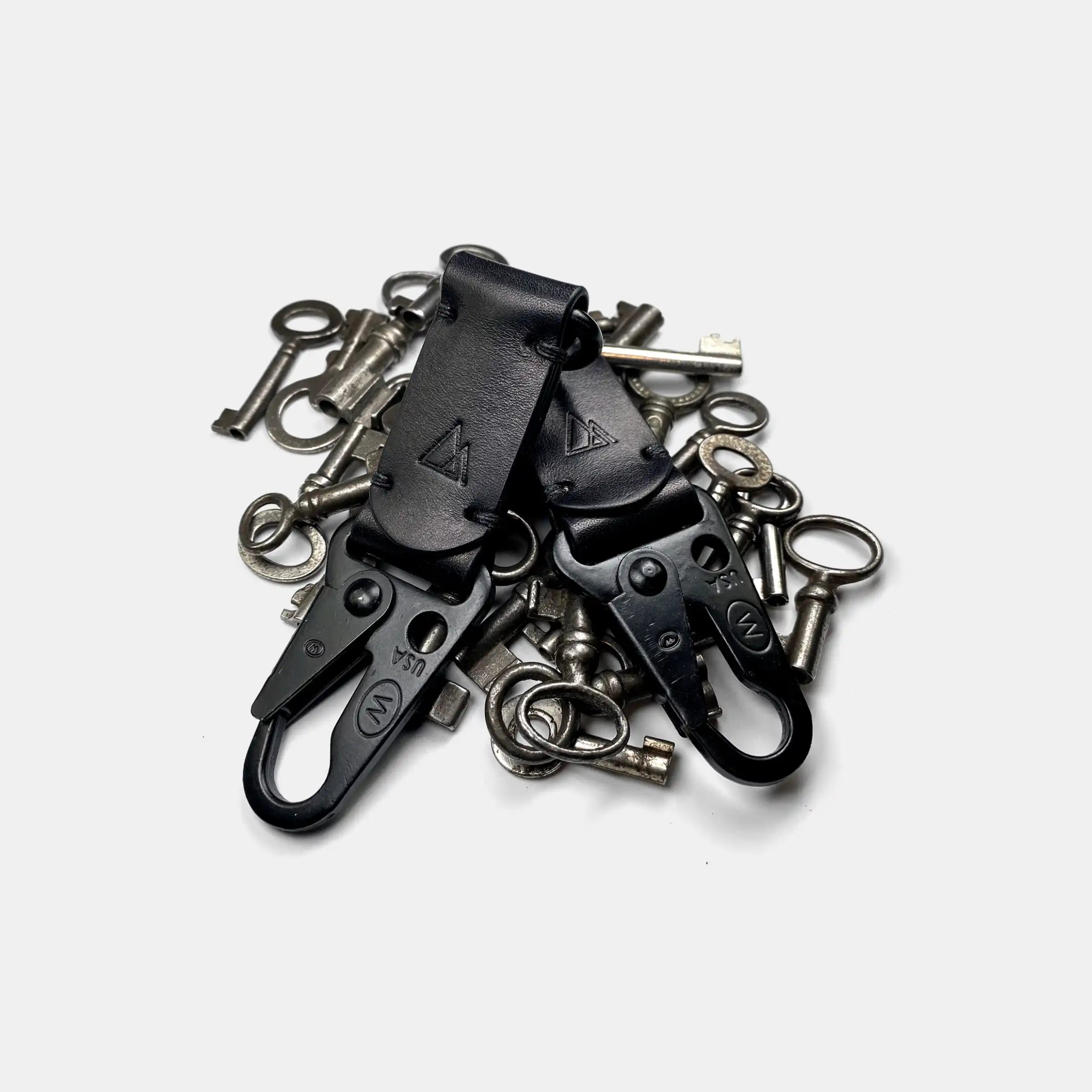 darksails-porte-cl-s-mousqueton-cuir-noir-pleine-fleur image 3