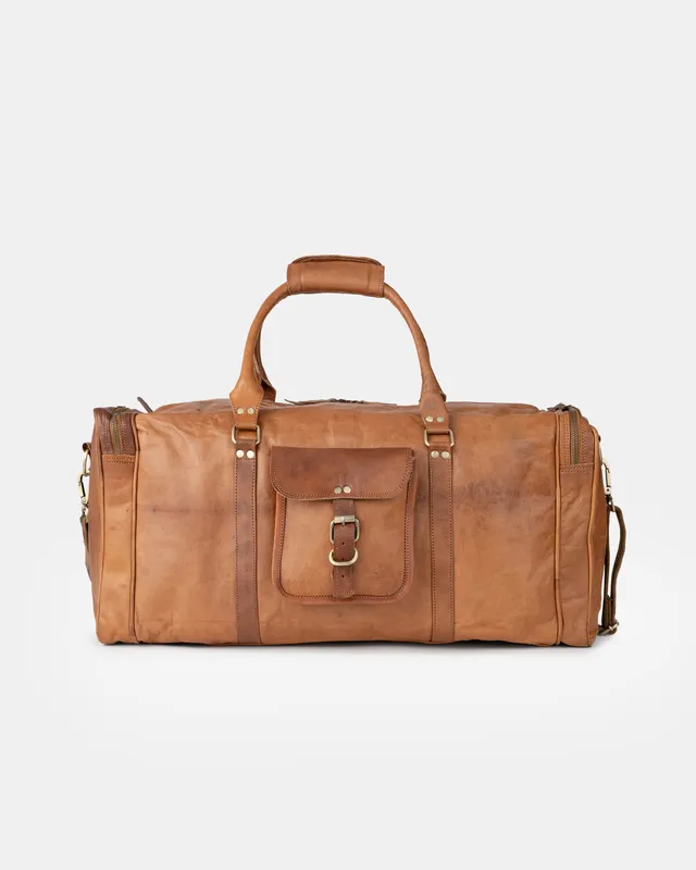 berliner-bags-new-york-sac-voyage-marron-vintage-l image 1