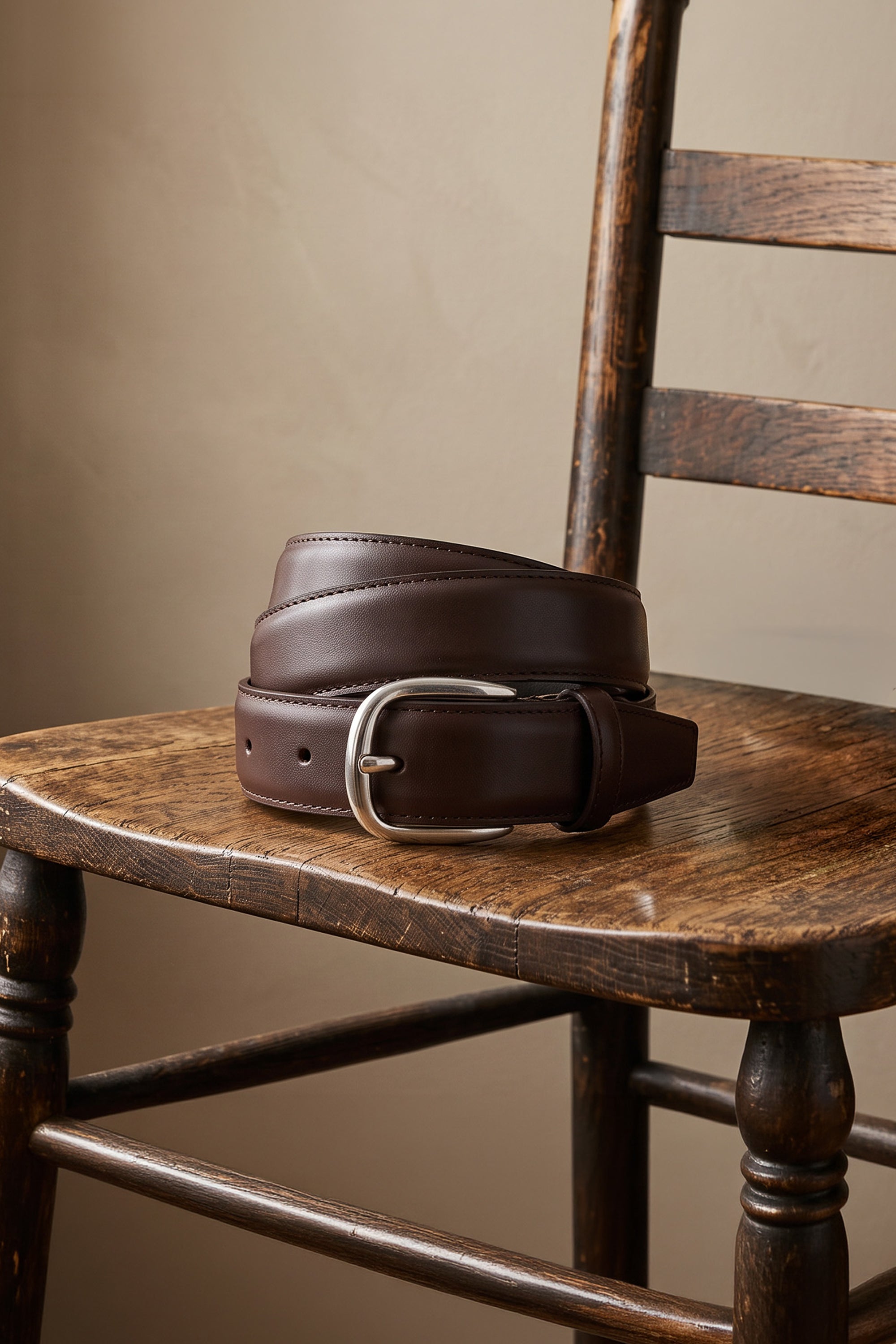 le-pantalon-ceinture-cuir-lisse-marron-ceinture-homme-taille-unique image 1