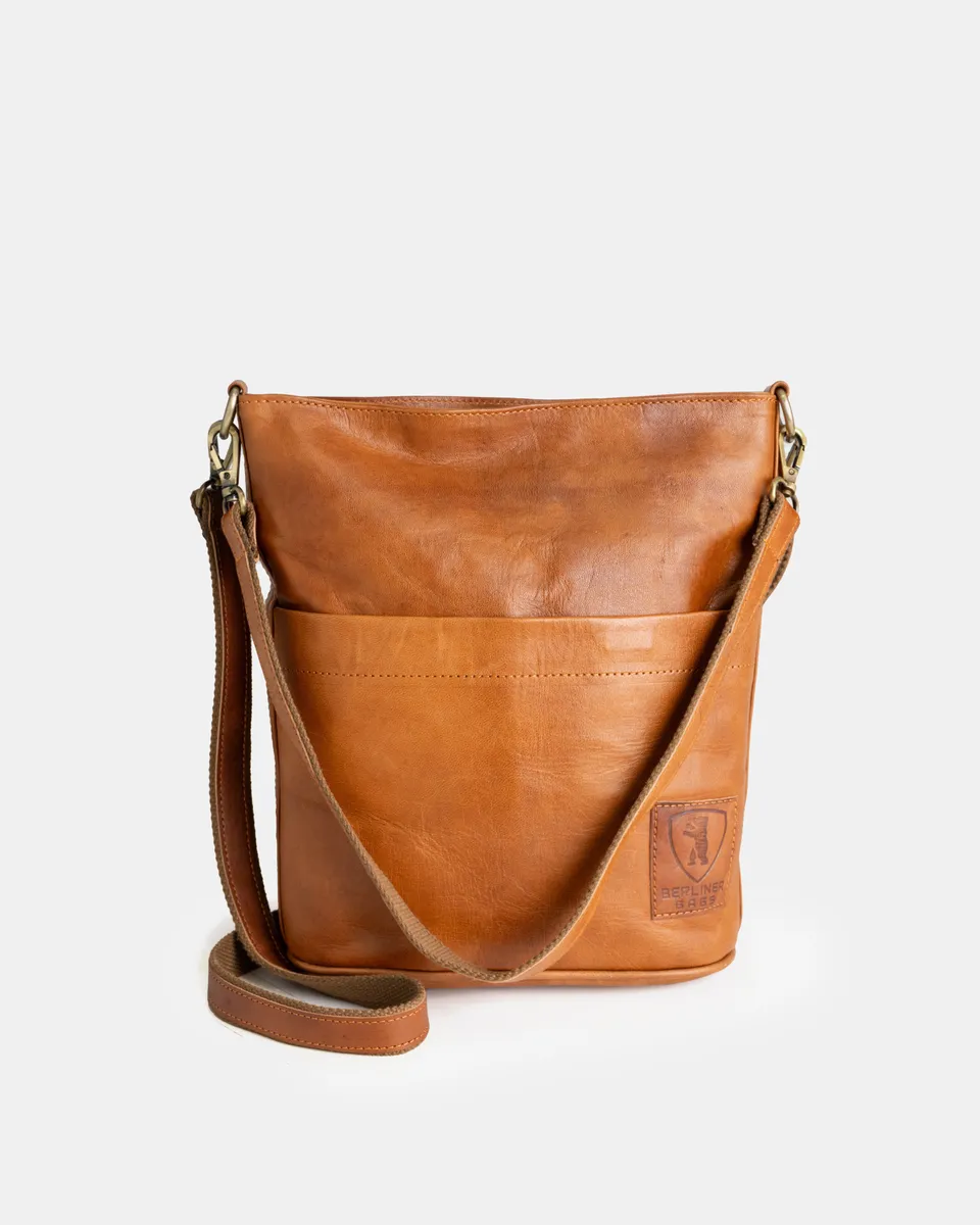 berliner-bags-sofia-sac-seau-marron-vintage-crossbody image 1