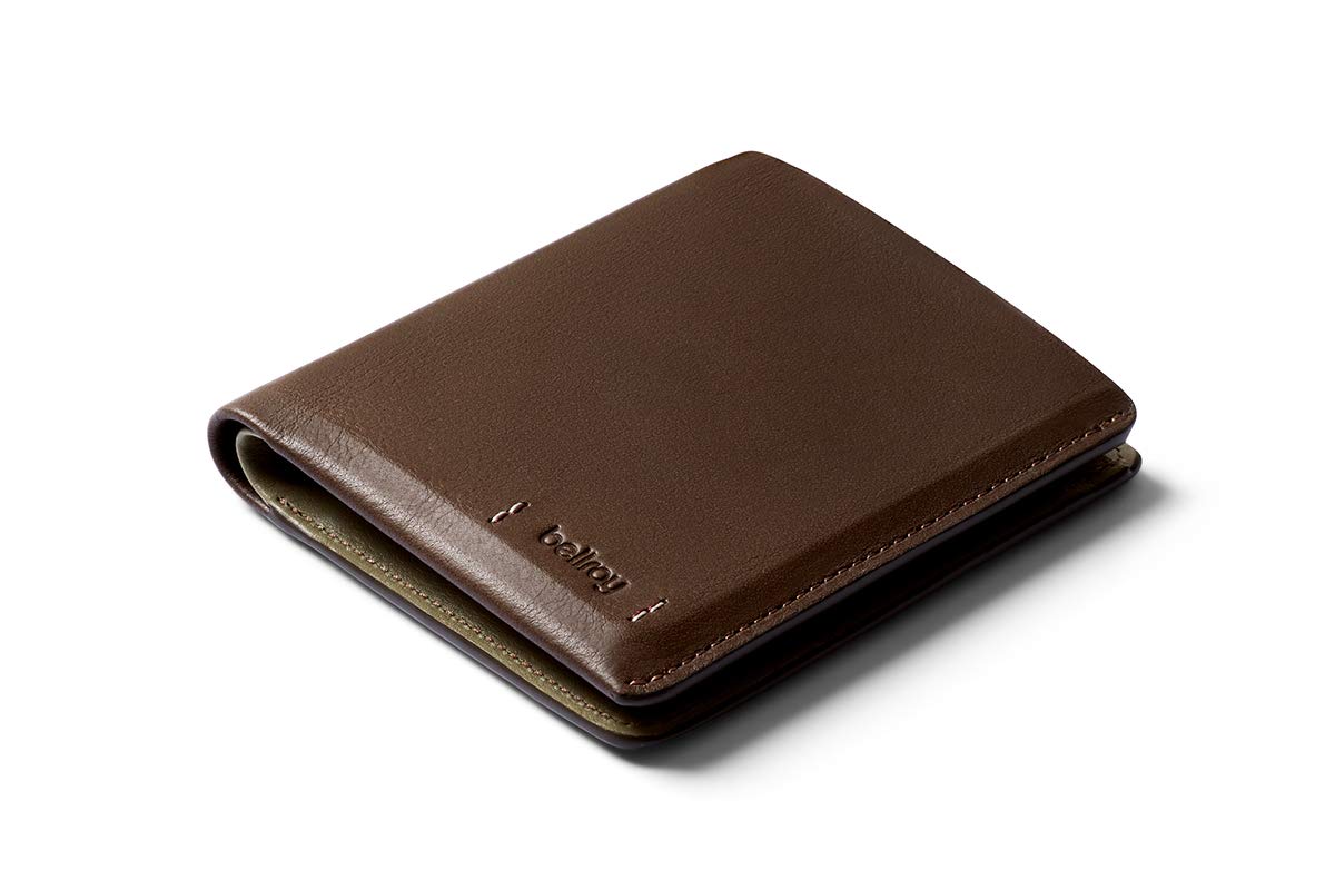 bellroy-note-sleeve-portefeuille-cuir-slim-darkwood-monnaie image 1