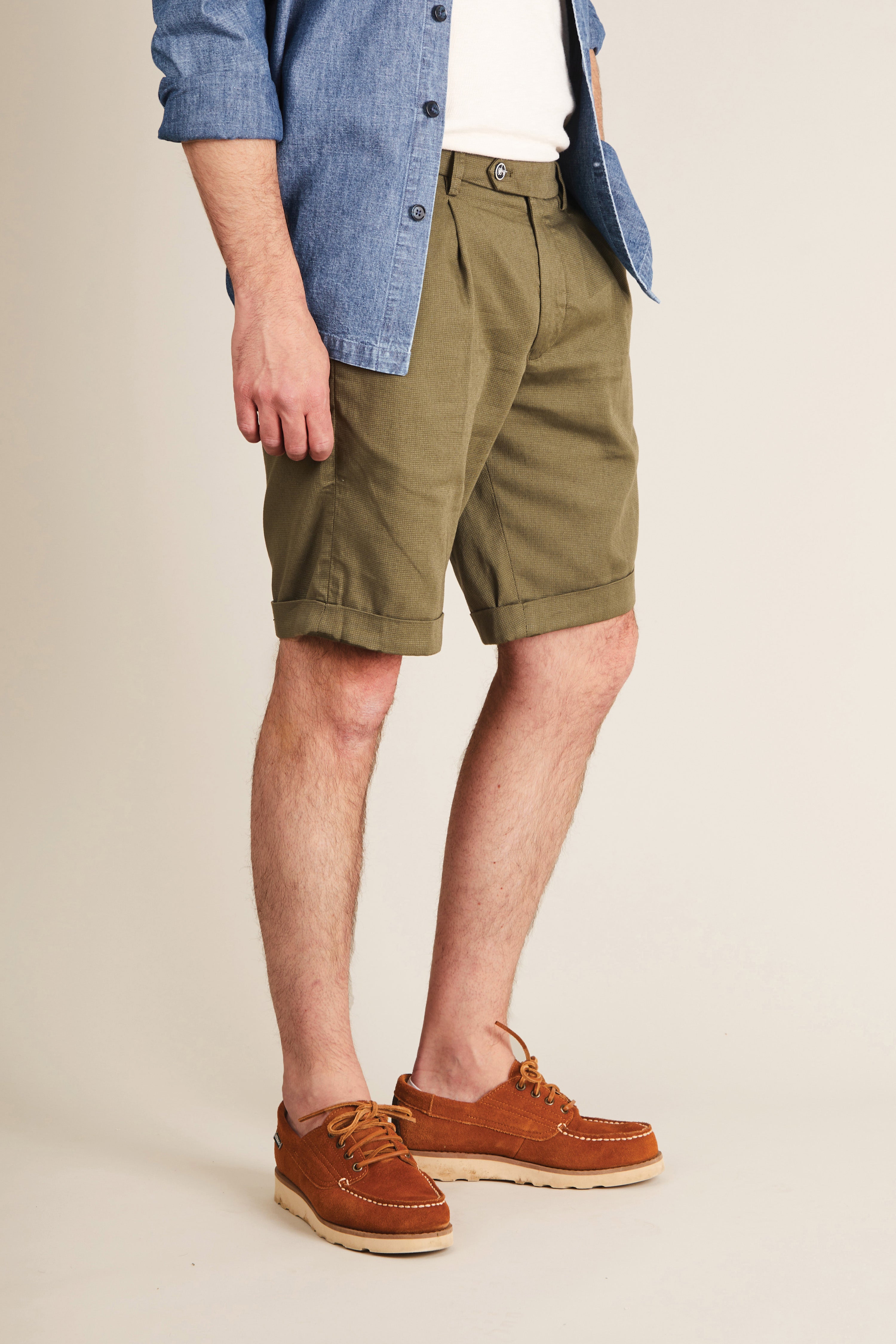 le-pantalon-fm-lpbct-2-bermuda-kaki-fonc-coton-stretch image 4