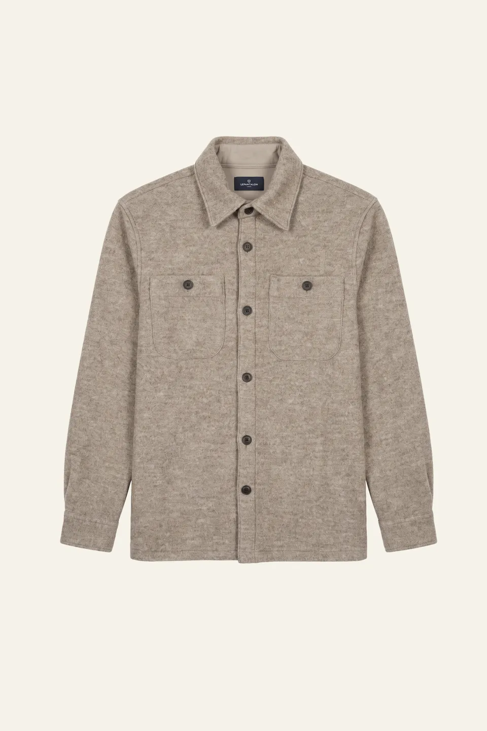 le-pantalon-overshirts-homme-surchemise-laine-greige-chaude image 1