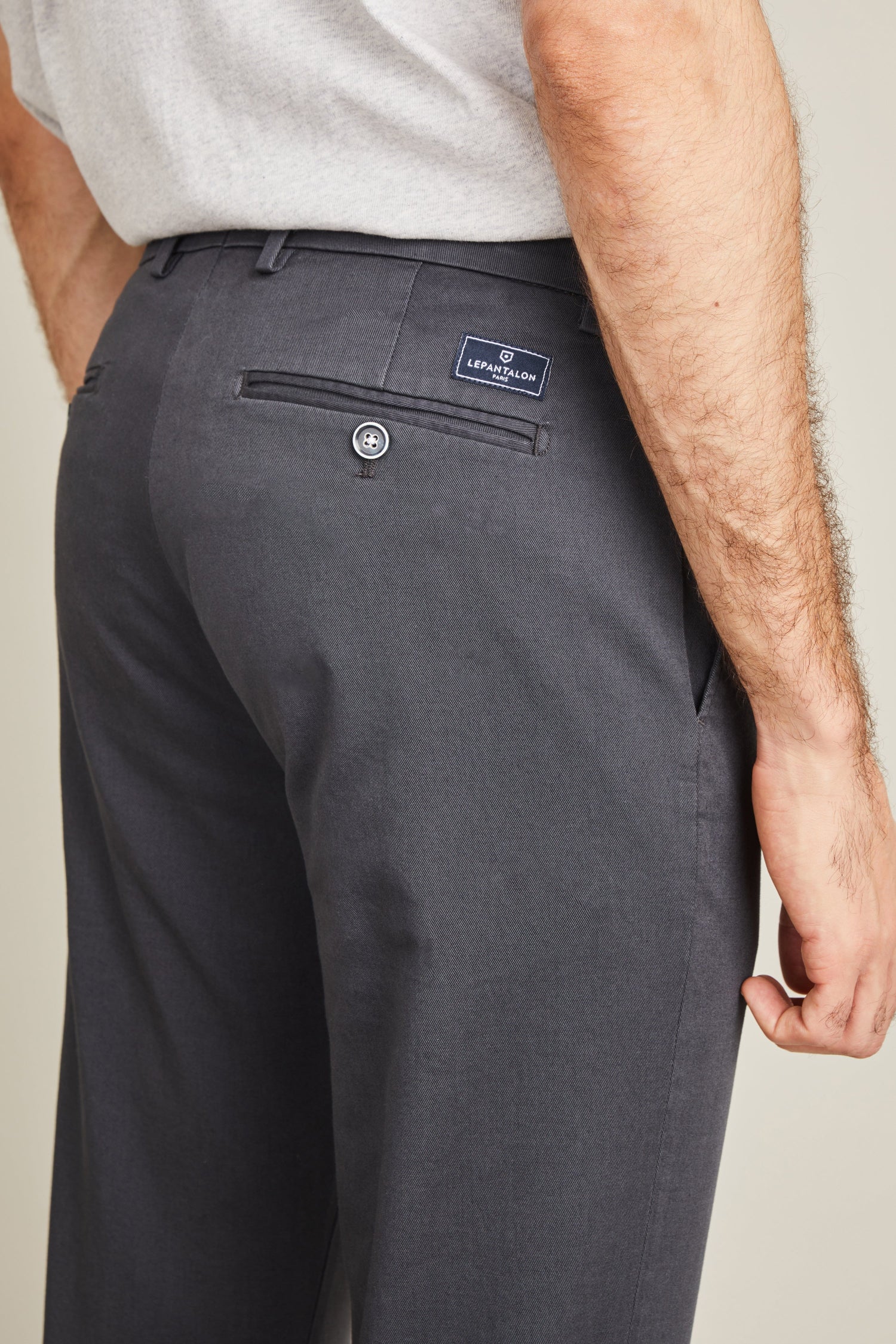 le-pantalon-chinos-homme-fm-lpc-27-pantalon-gris-anthracite image 6