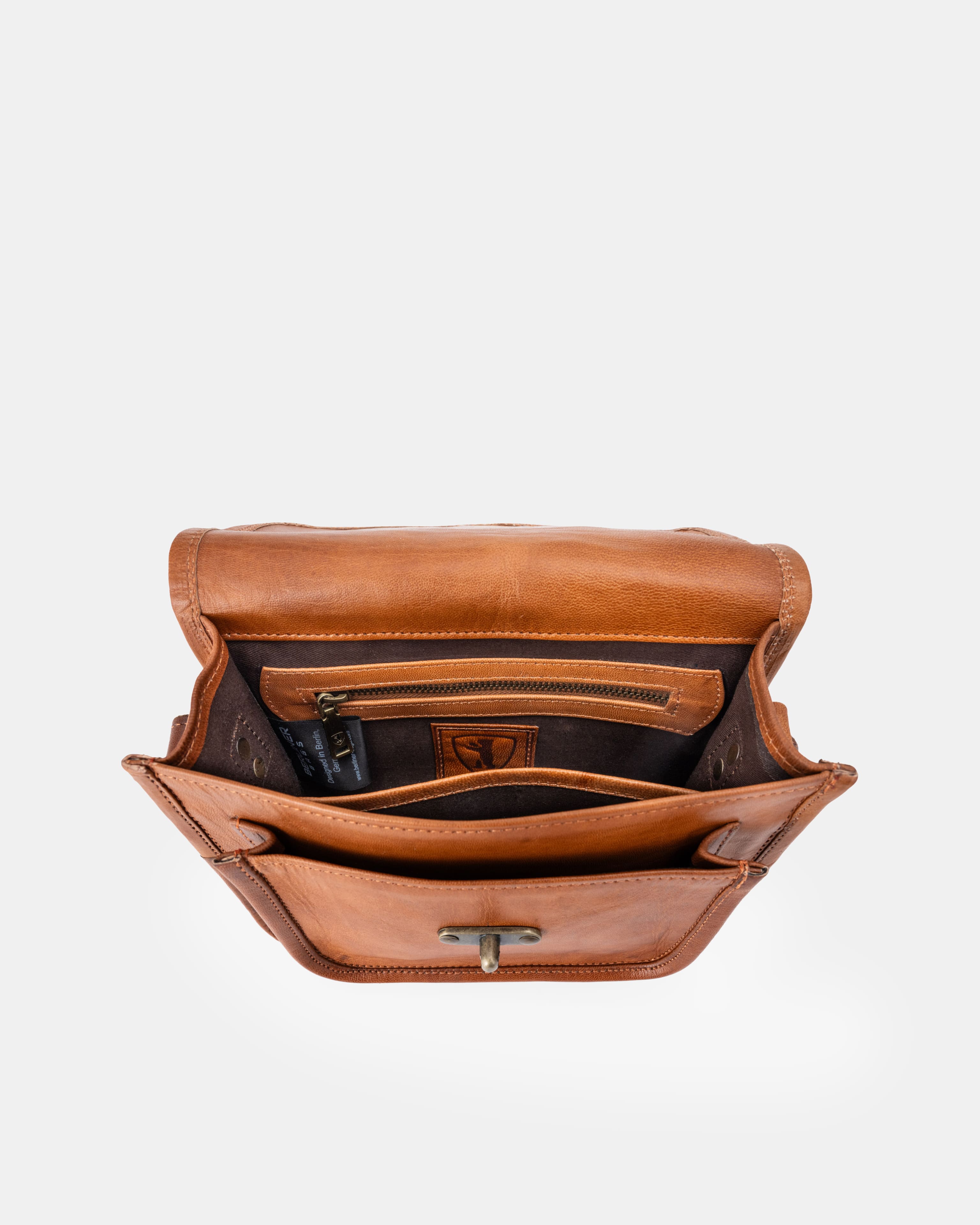 berliner-bags-helena-vintage-sac-cuir-marron-s-rabat image 4