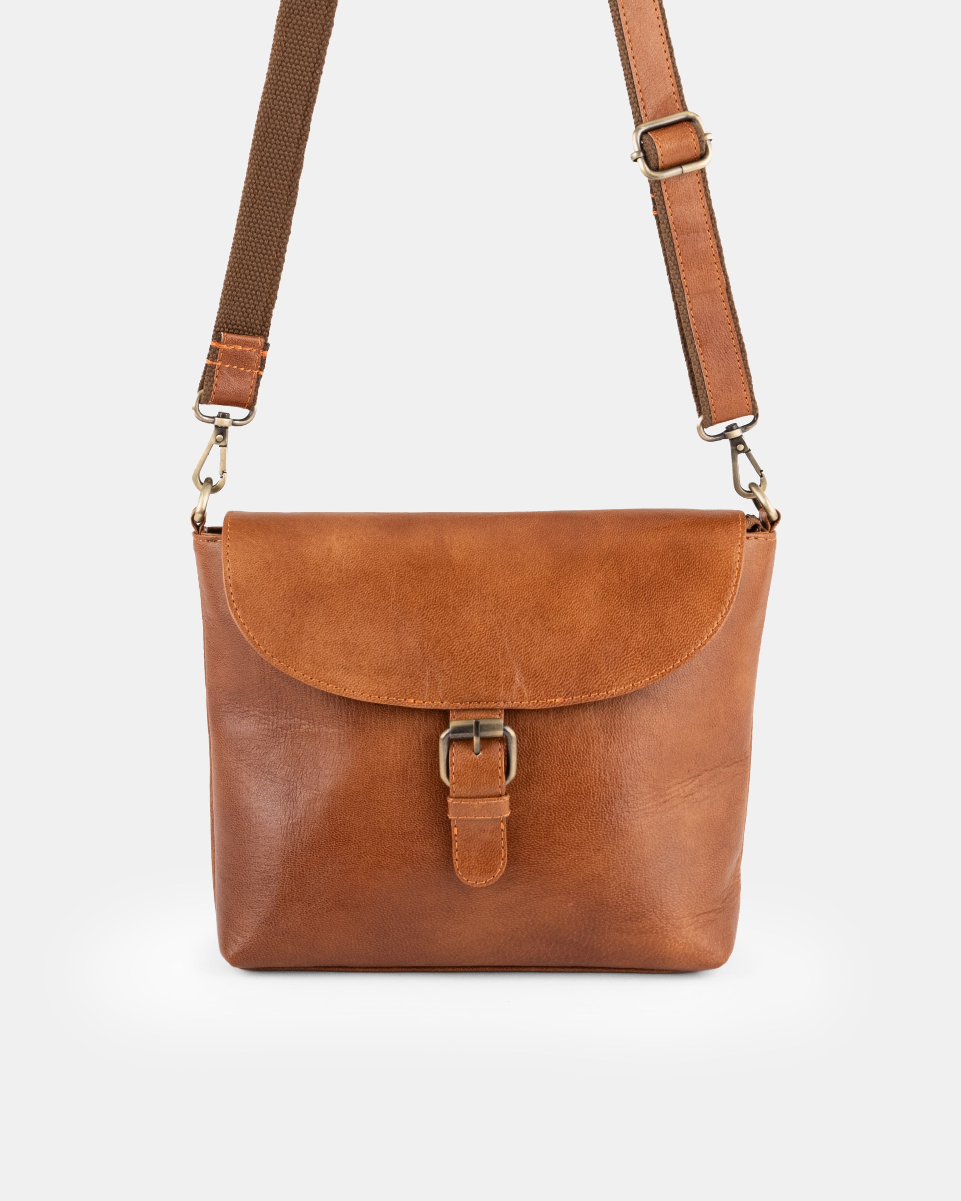 berliner-bags-catalina-sac-cuir-marron-vintage-fermoir-m-tal image 3