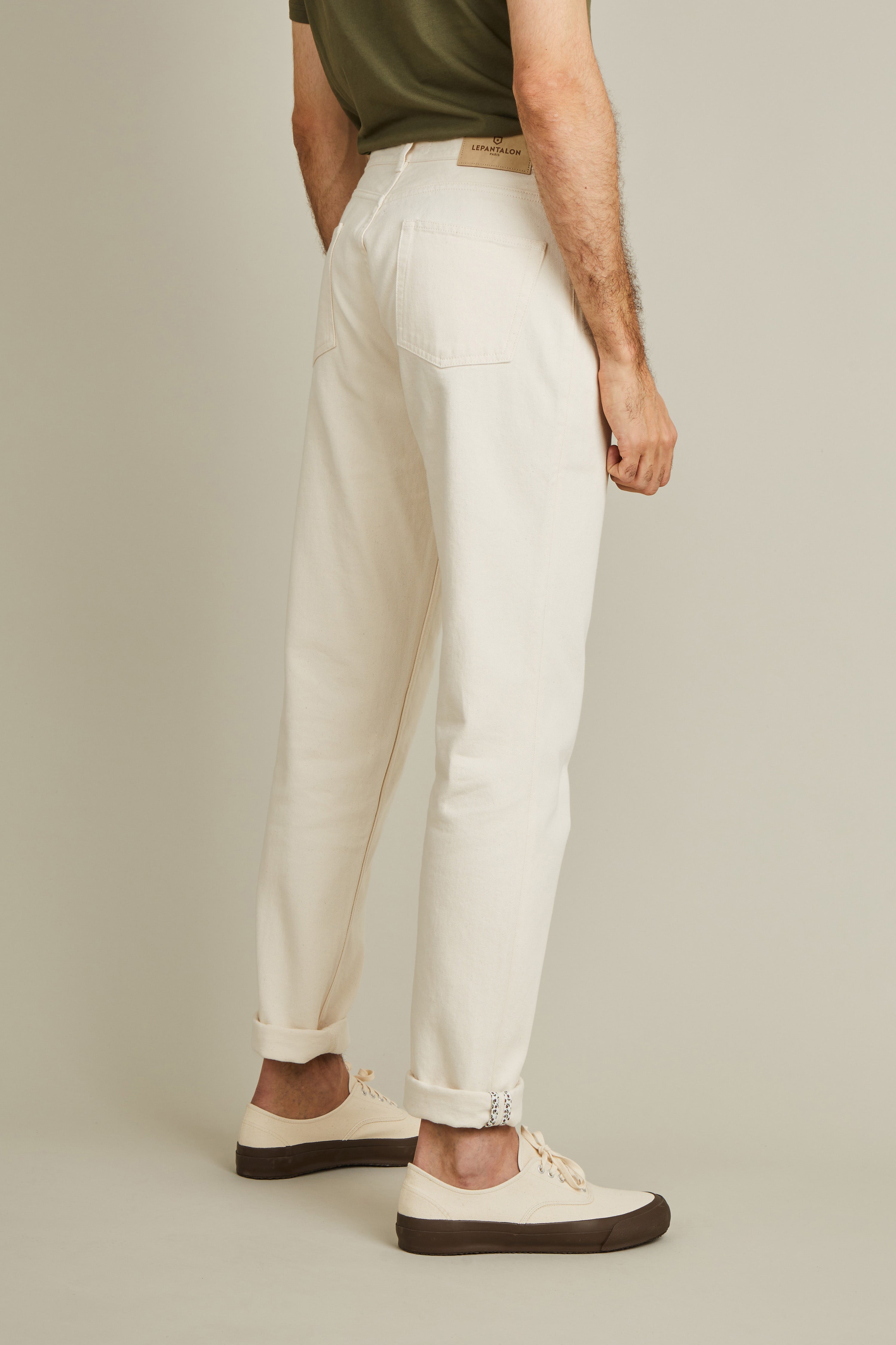 le-pantalon-jean-droit-cru-homme-100-coton-bio-gots image 4