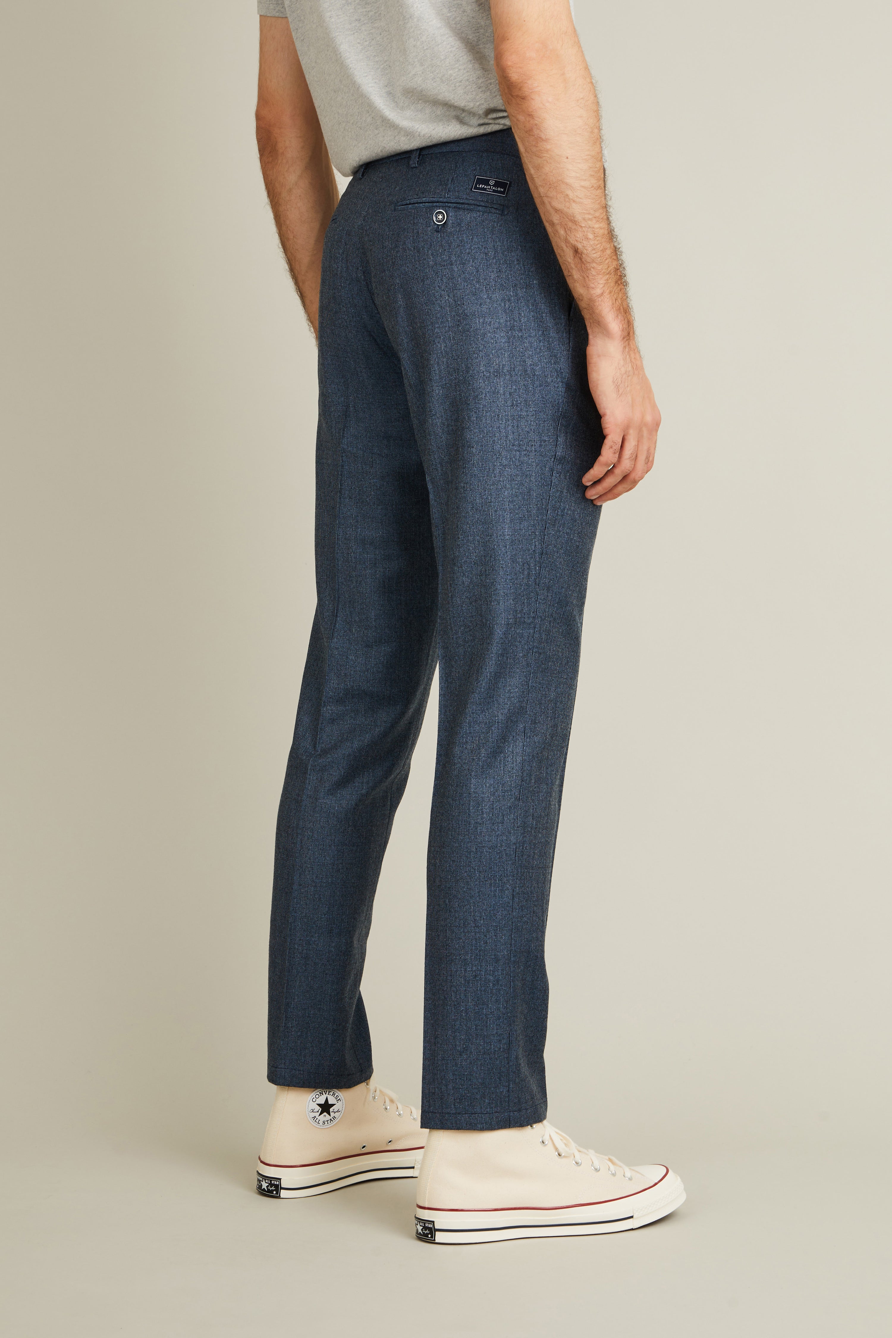 le-pantalon-flanelle-bleu-tweed-pantalon-laine-m-rinos-semi-slim image 5