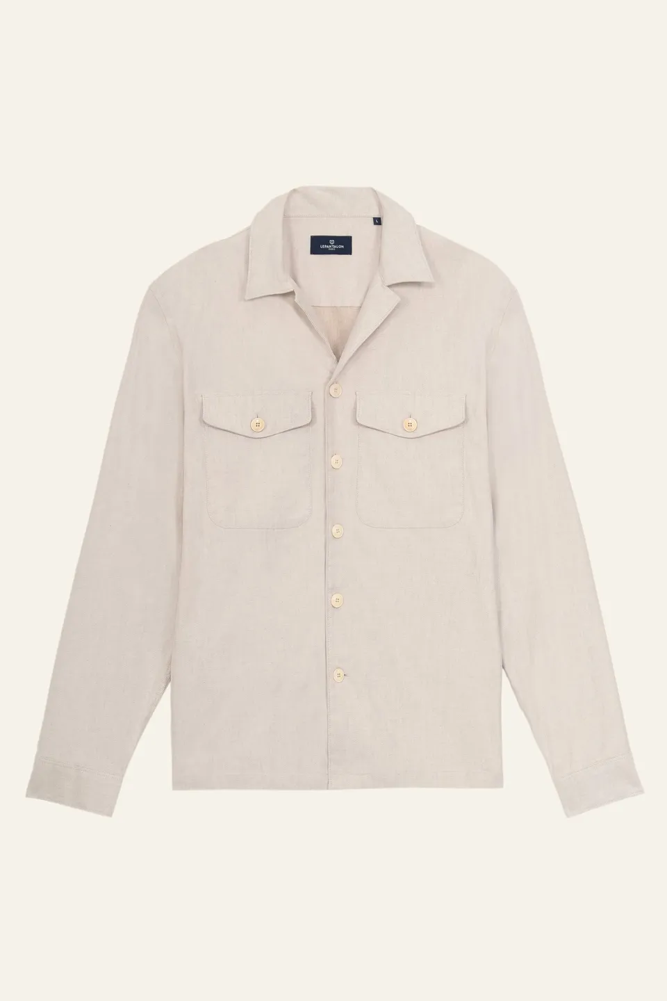 le-pantalon-overshirts-homme-surchemise-coton-lin-cru-l-ger image 1