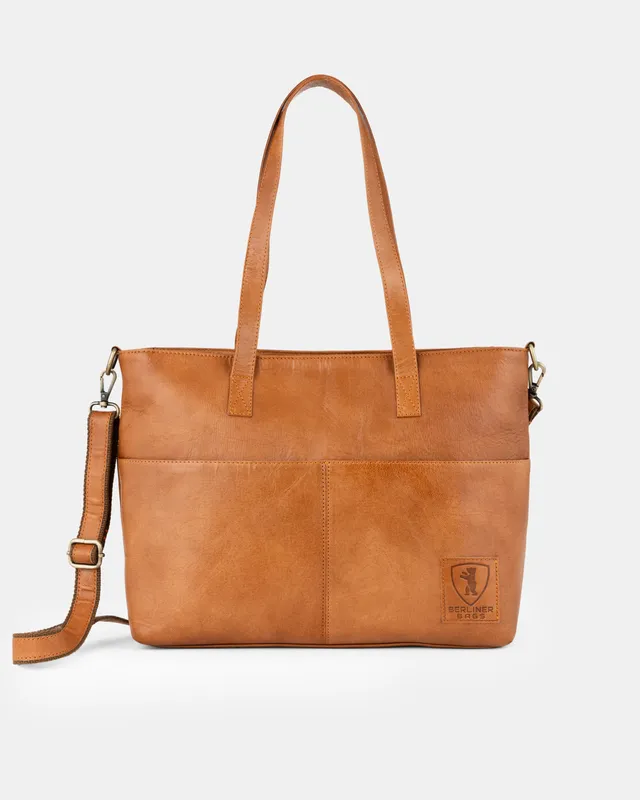berliner-bags-julia-2-0-sac-main-cuir-vintage-brown image 1