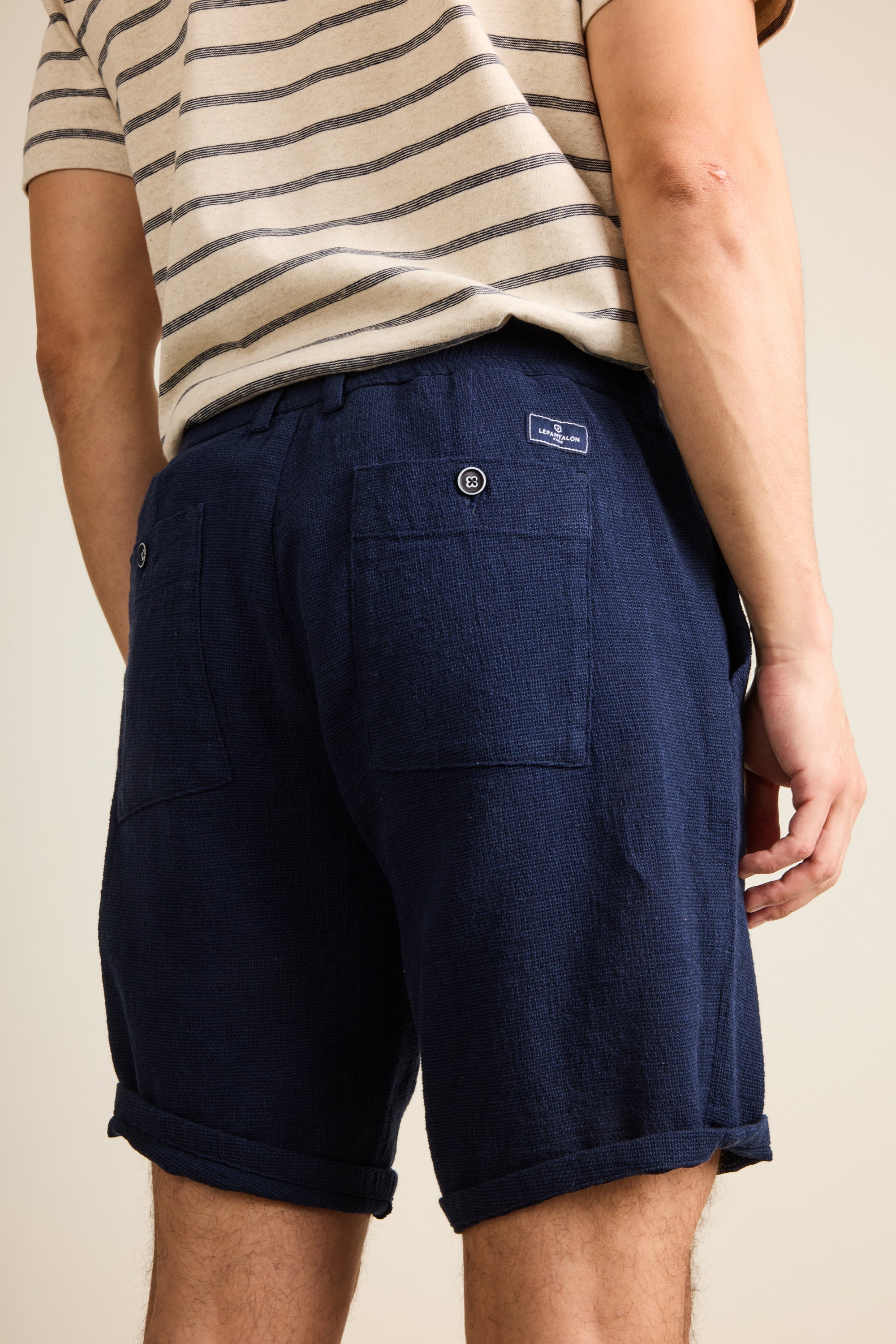 le-pantalon-bermuda-a-r-indigo-coton-lin-taille-lastiqu-e image 8