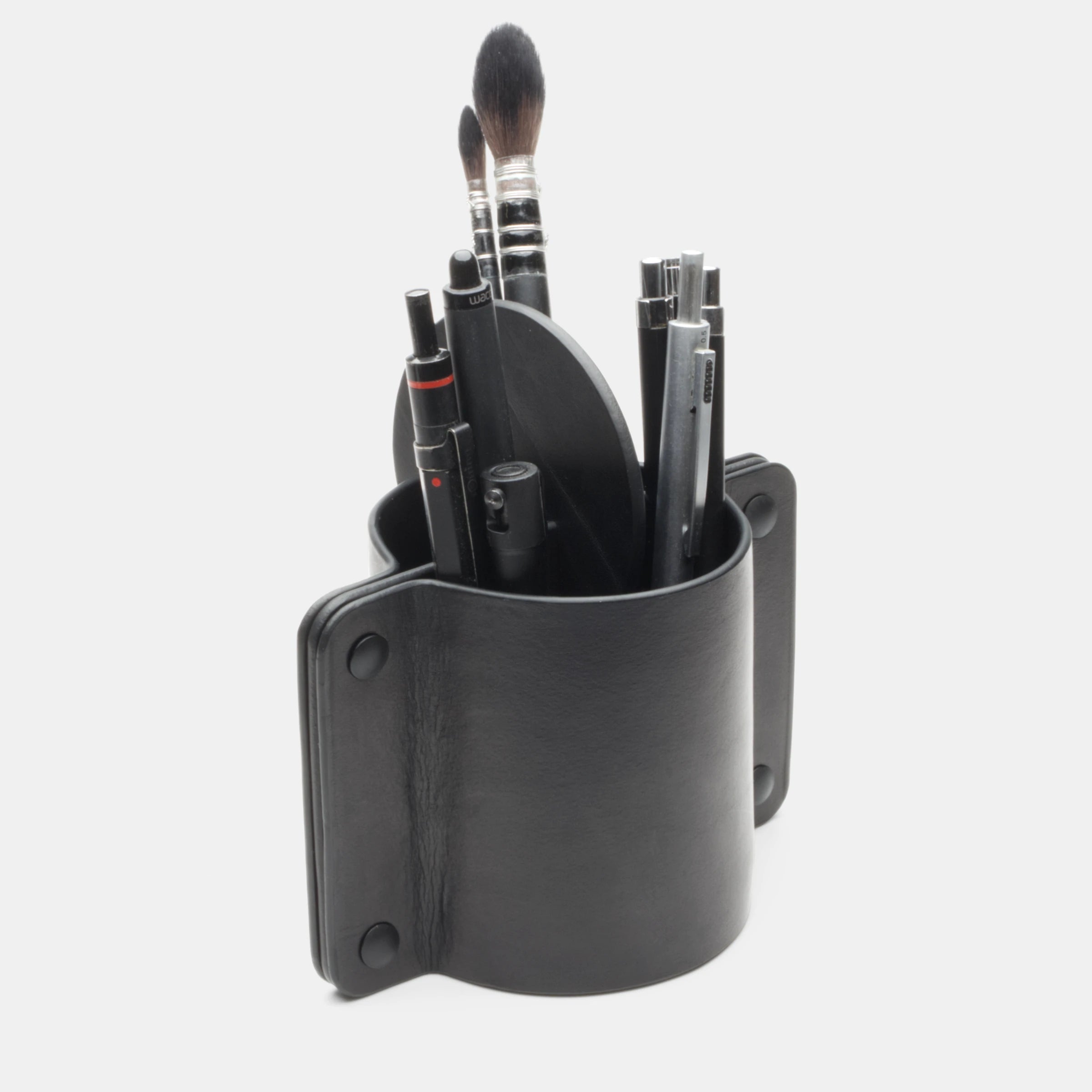 darksails-pot-crayons-cuir-noir-compartiment-bureau image 2