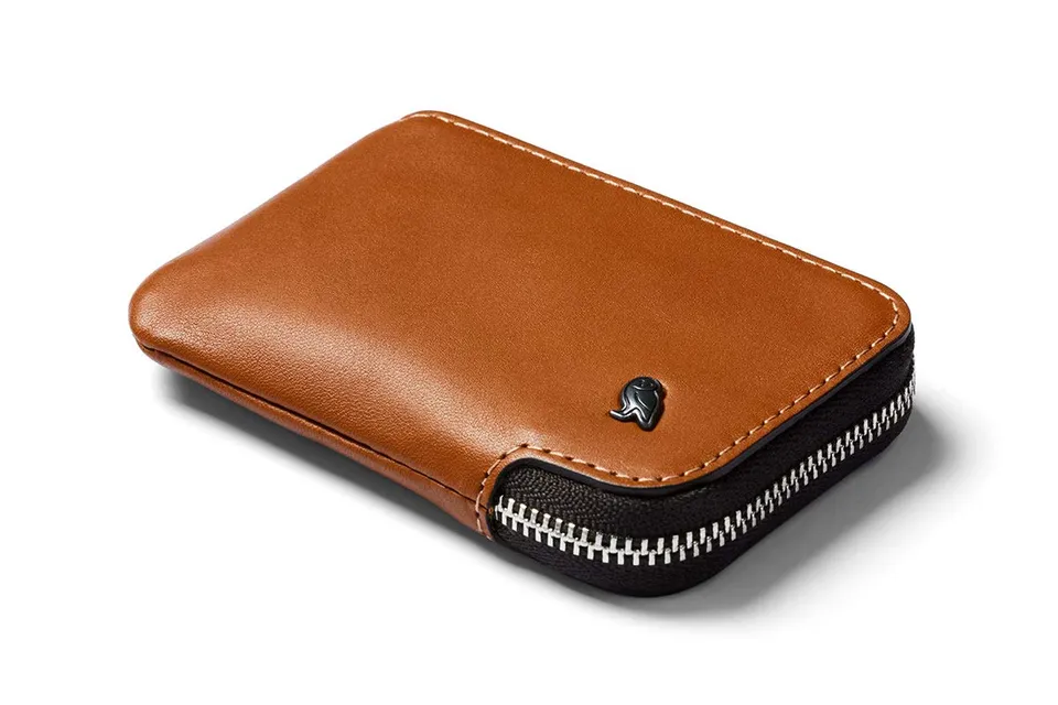 bellroy-card-pocket-portefeuille-cuir-caramel-fin image 1