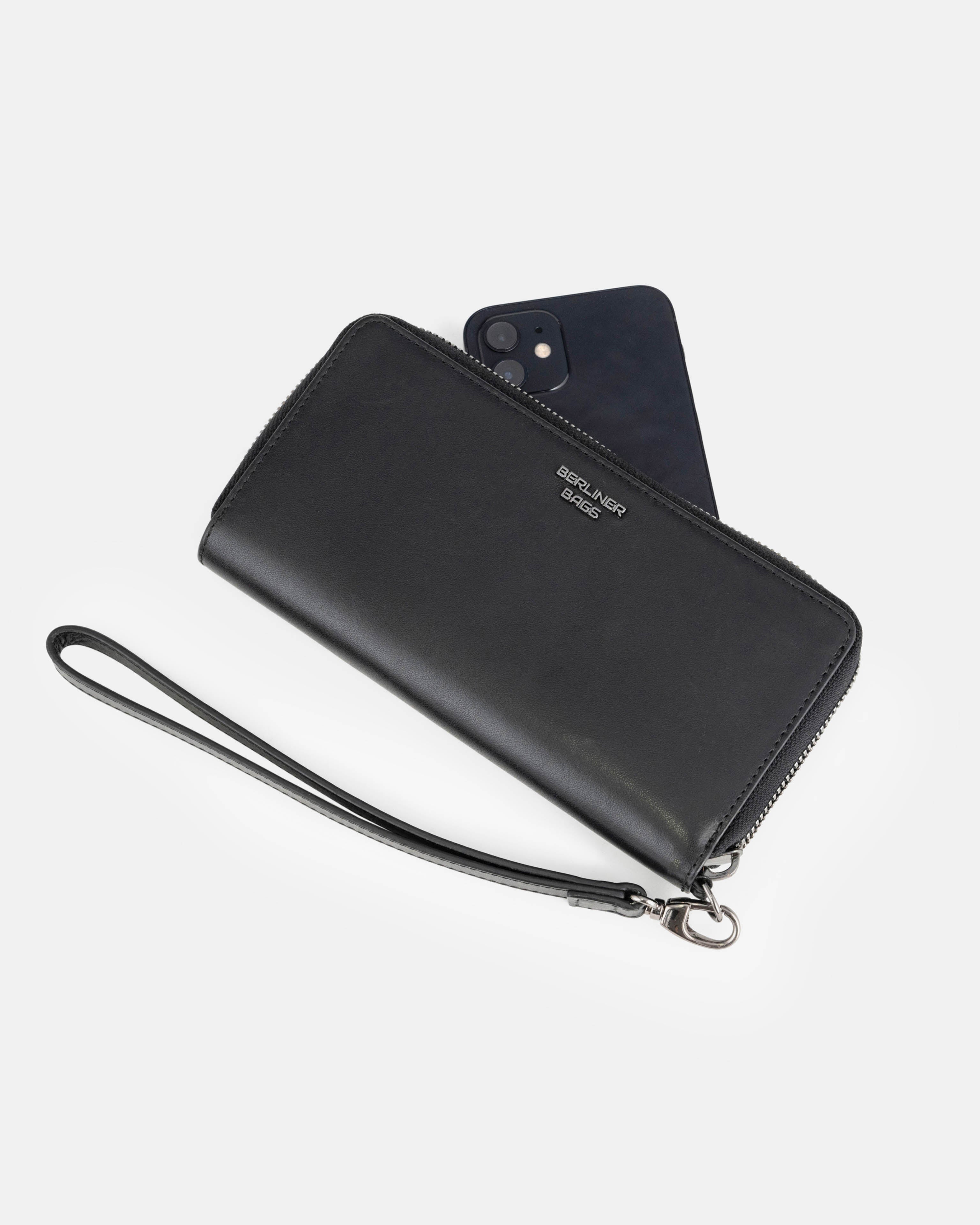 berliner-bags-lyon-portefeuille-femme-noir-cuir-rfid-grand image 5