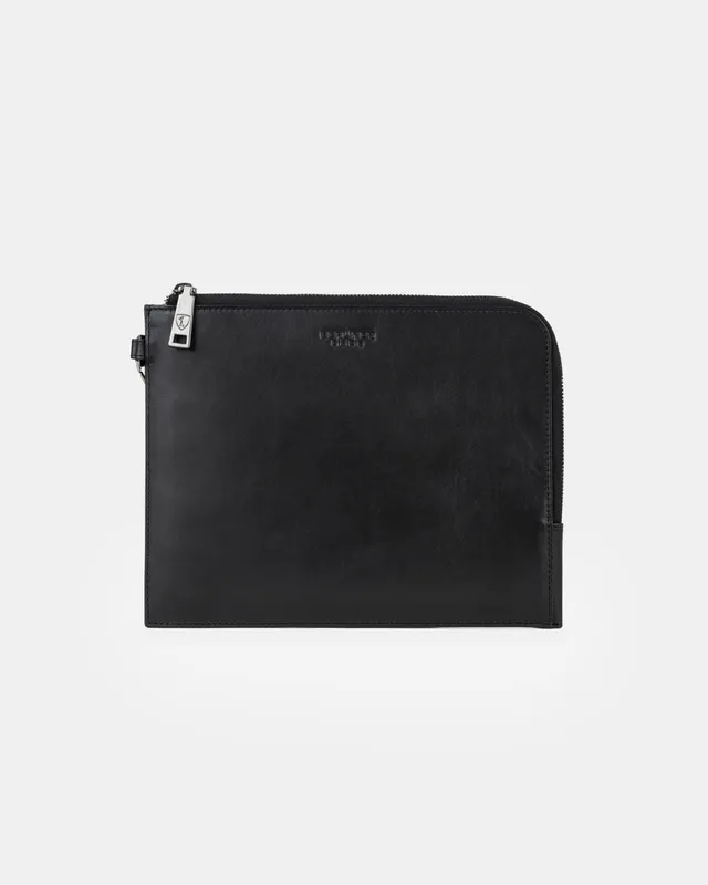 berliner-bags-alex-m-pochette-cuir-noir-taille-m image 1