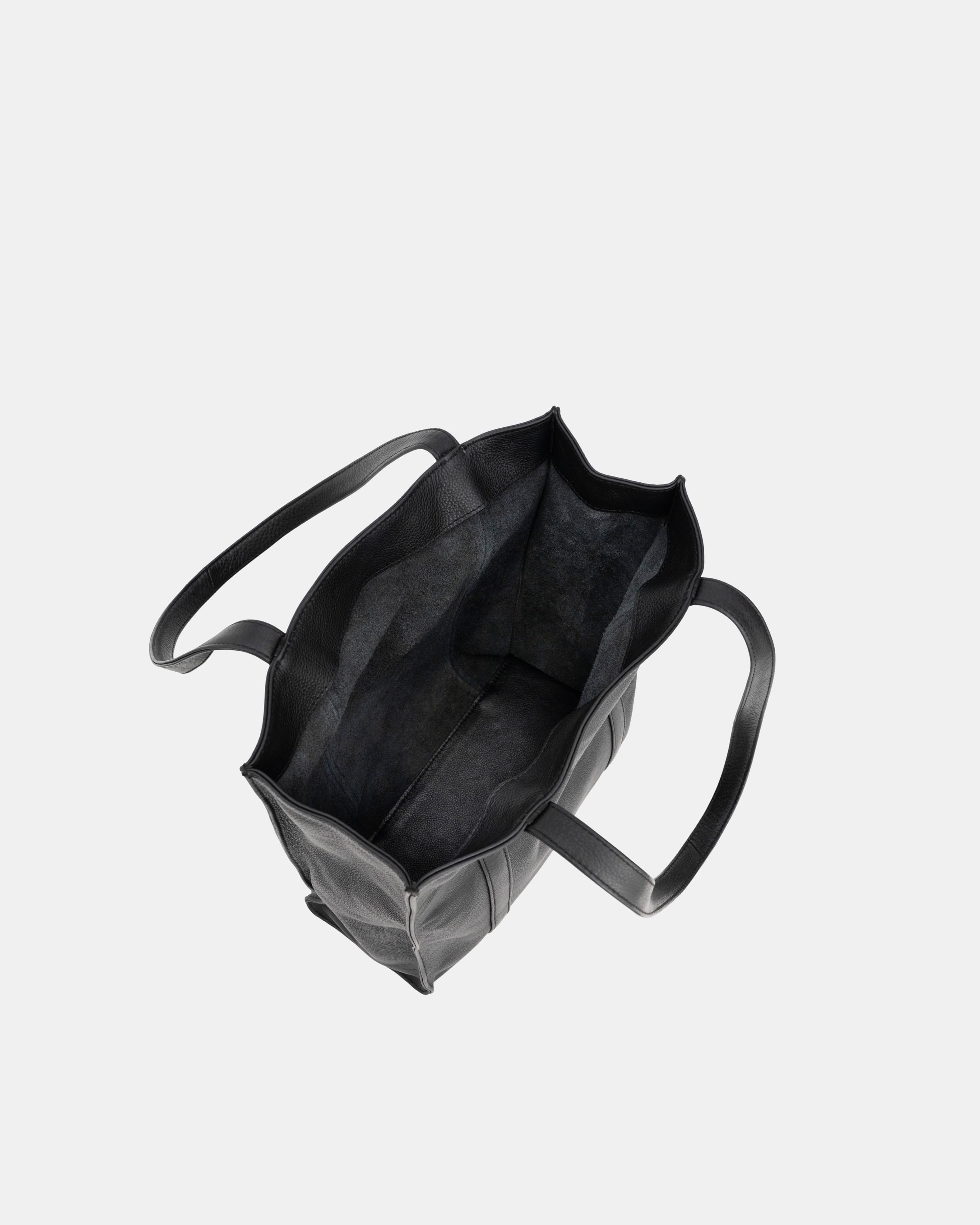 berliner-bags-kira-sac-shopper-cuir-noir image 4