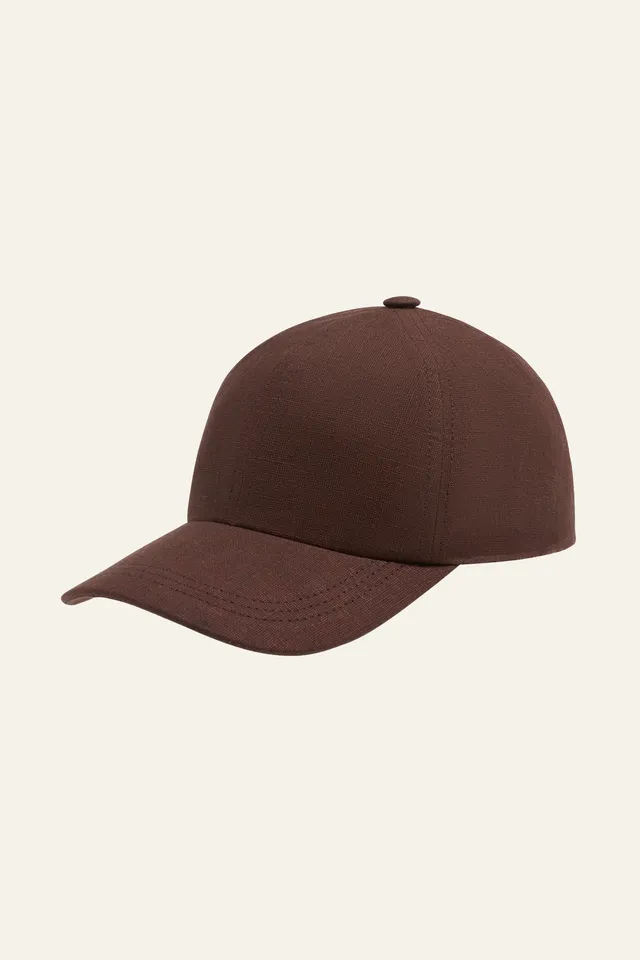 le-pantalon-accessoires-homme-casquette-coton-lin-ebene image 1