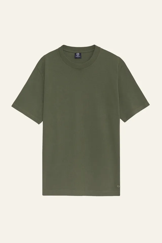 le-pantalon-t-shirts-homme-kaki-tee-shirt-coton-bio image 1