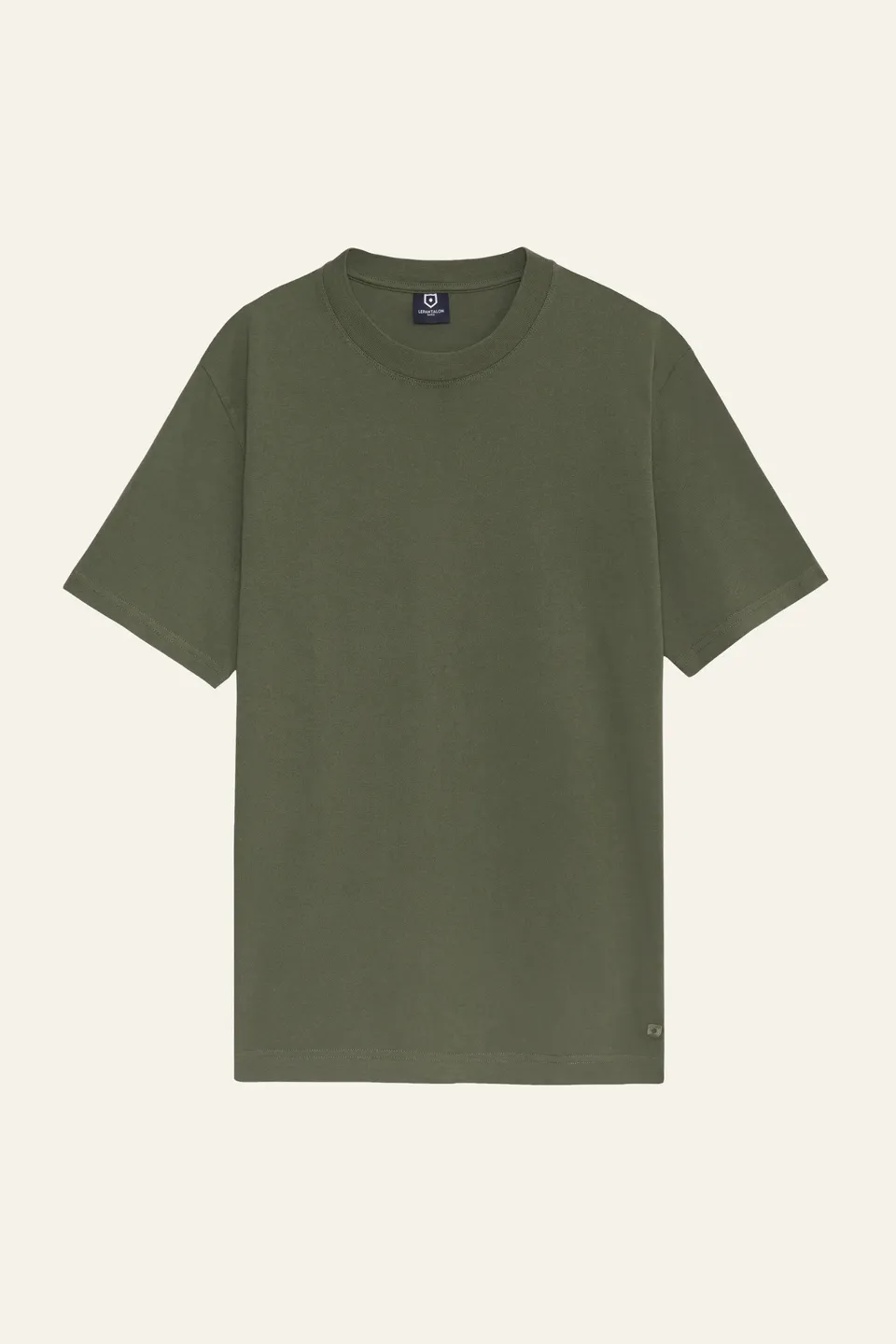 le-pantalon-t-shirts-homme-kaki-tee-shirt-coton-bio image 1