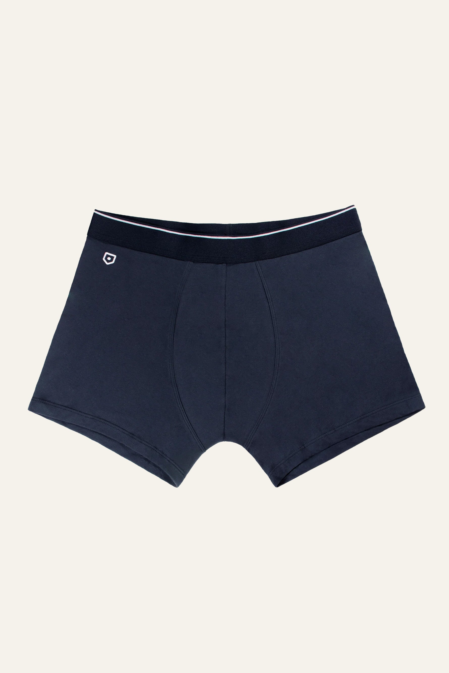 le-pantalon-boxer-boxer-bleu-marine-coton-stretch image 1