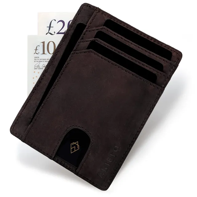 akielo-bravo-dark-mocha-portefeuille-cuir-marron-homme image 1