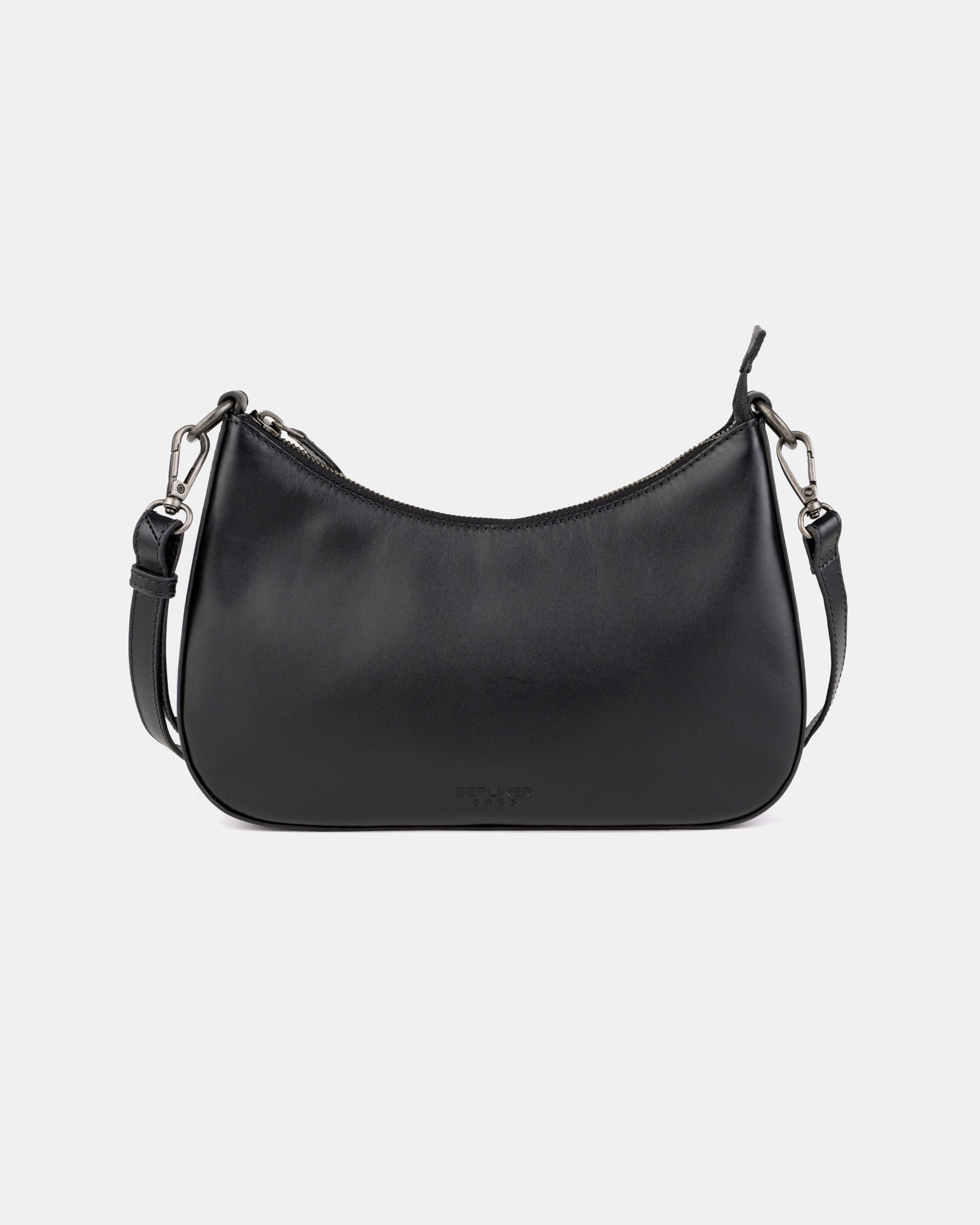berliner-bags-lola-sac-demi-lune-cuir-noir-cha-ne image 6