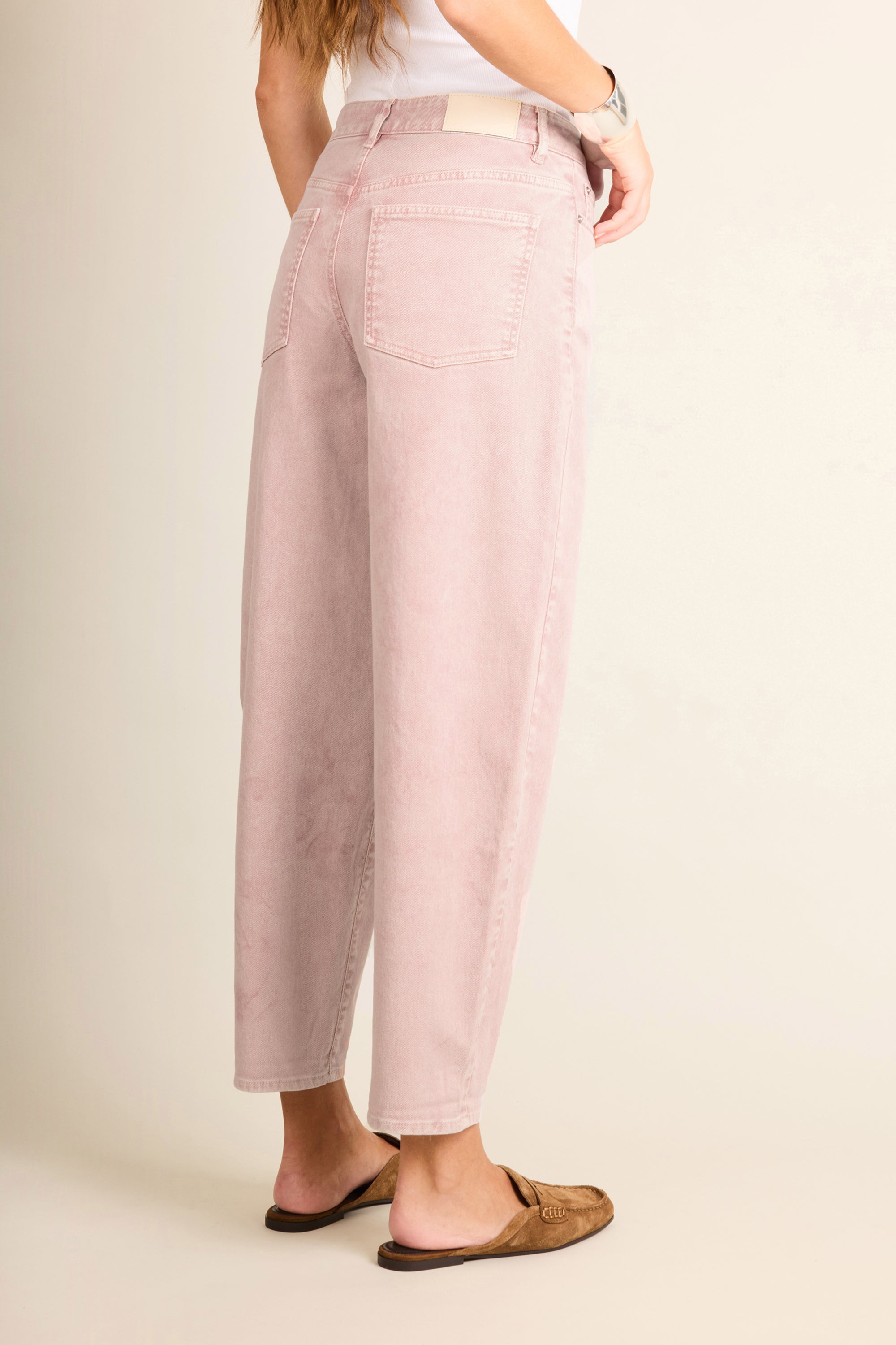 le-pantalon-jean-balloon-ice-pink-jean-rose-large-femme image 7