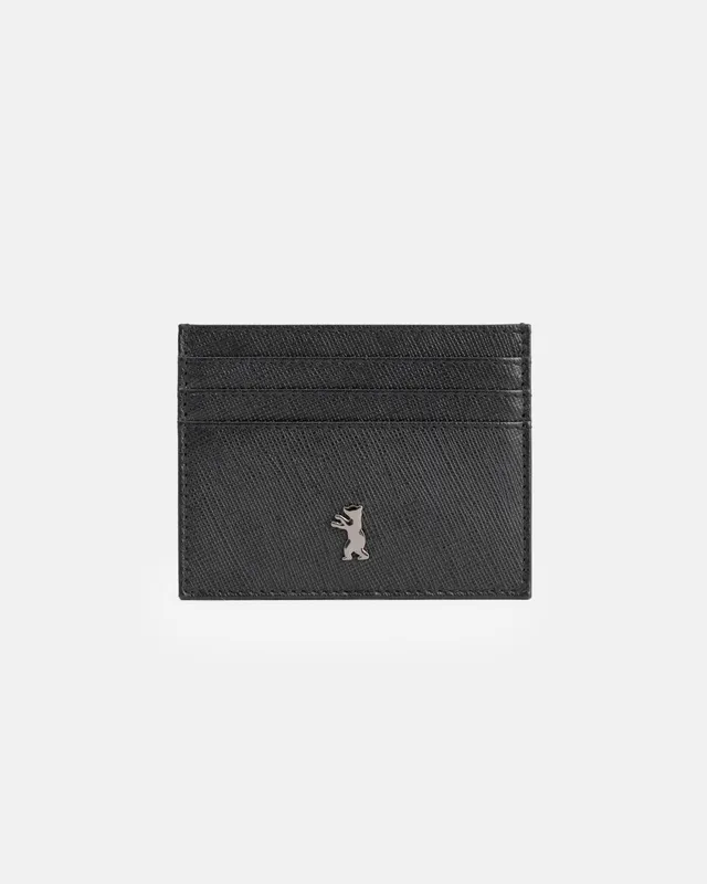 berliner-bags-hugo-porte-cartes-cuir-noir-rfid image 1
