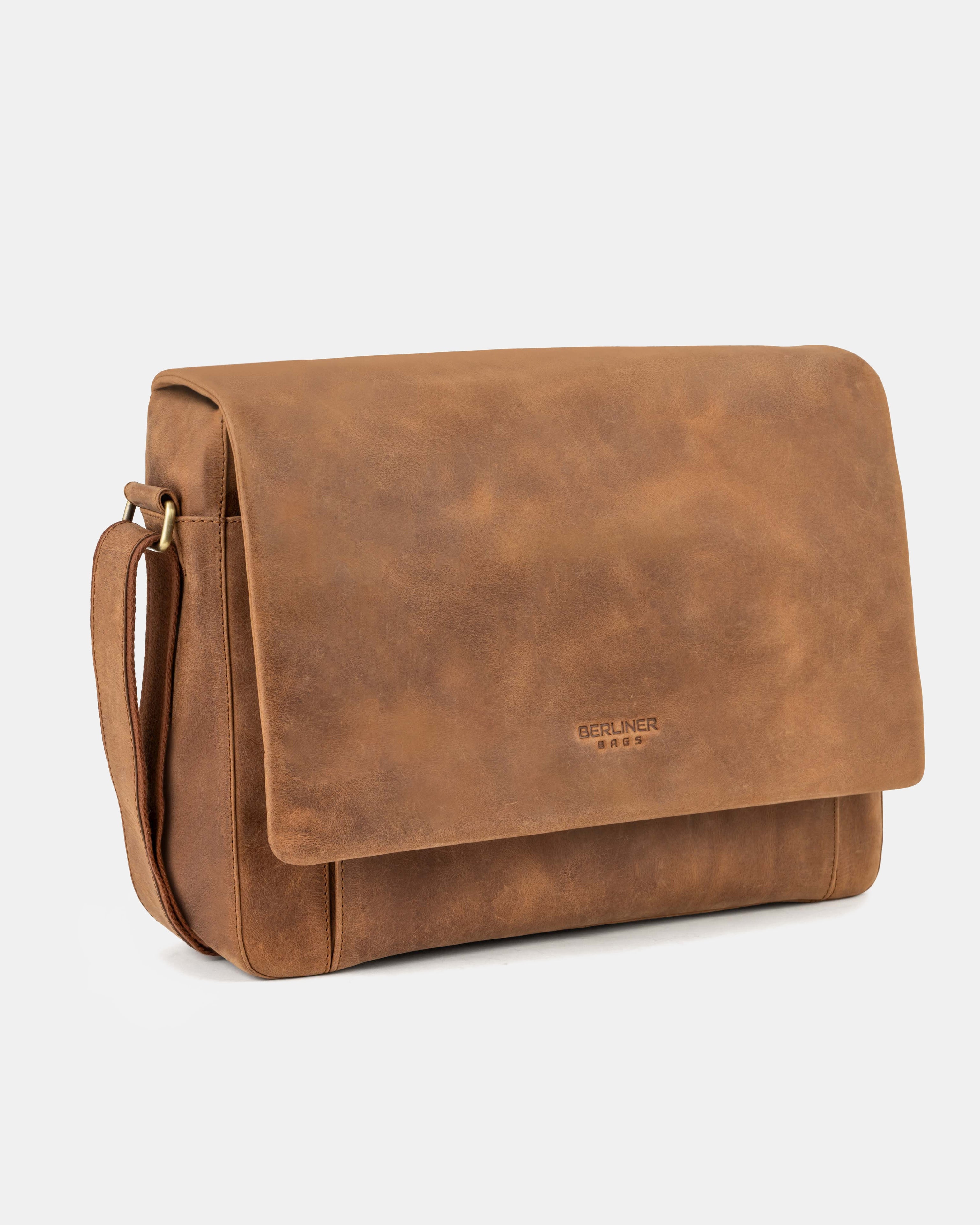 berliner-bags-p-berg-sac-messenger-camel-cuir-buffle image 3