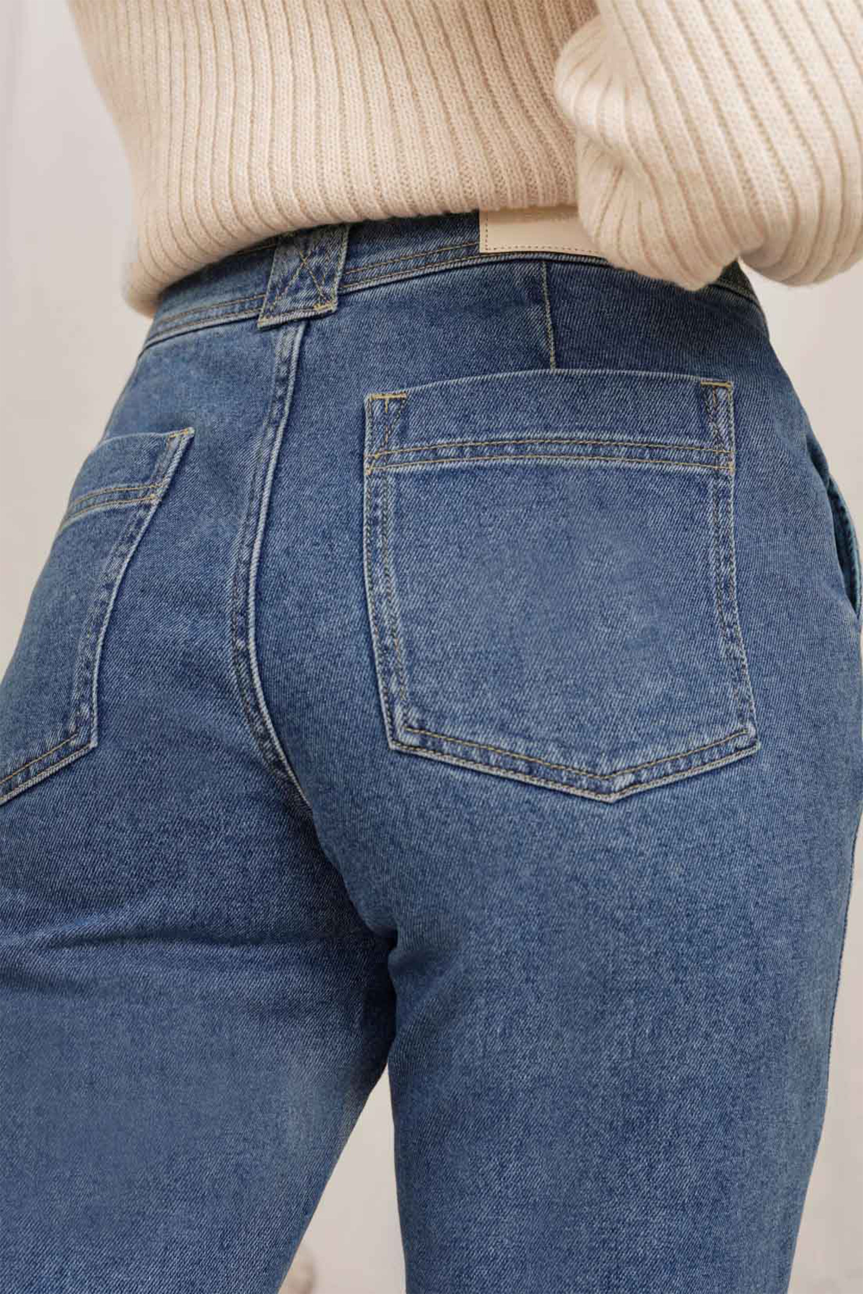 le-pantalon-jean-carotte-jean-homme-bleu-coton-bio image 3