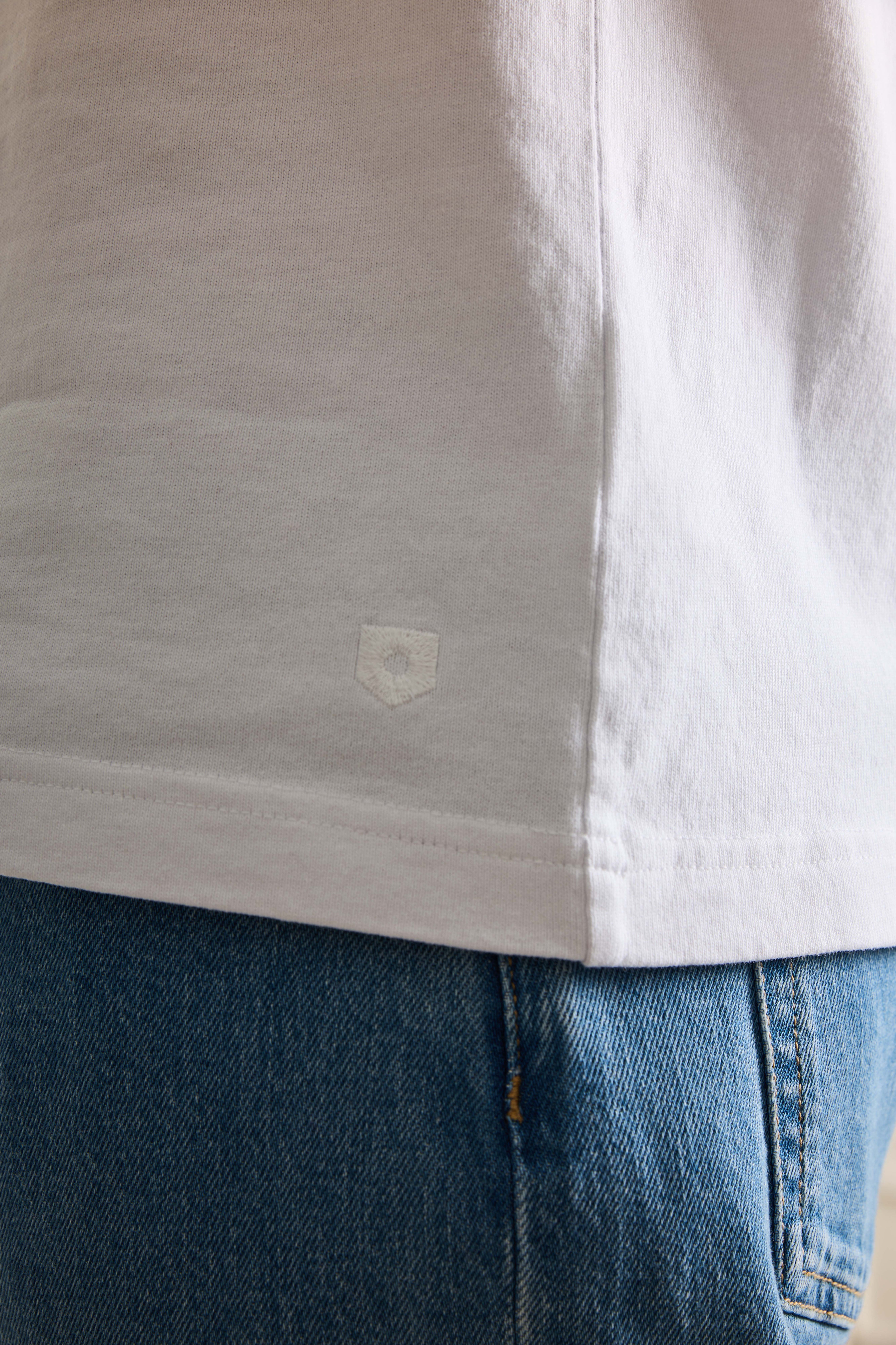 le-pantalon-t-shirts-homme-tee-shirt-coton-epais-blanc-100-coton image 7