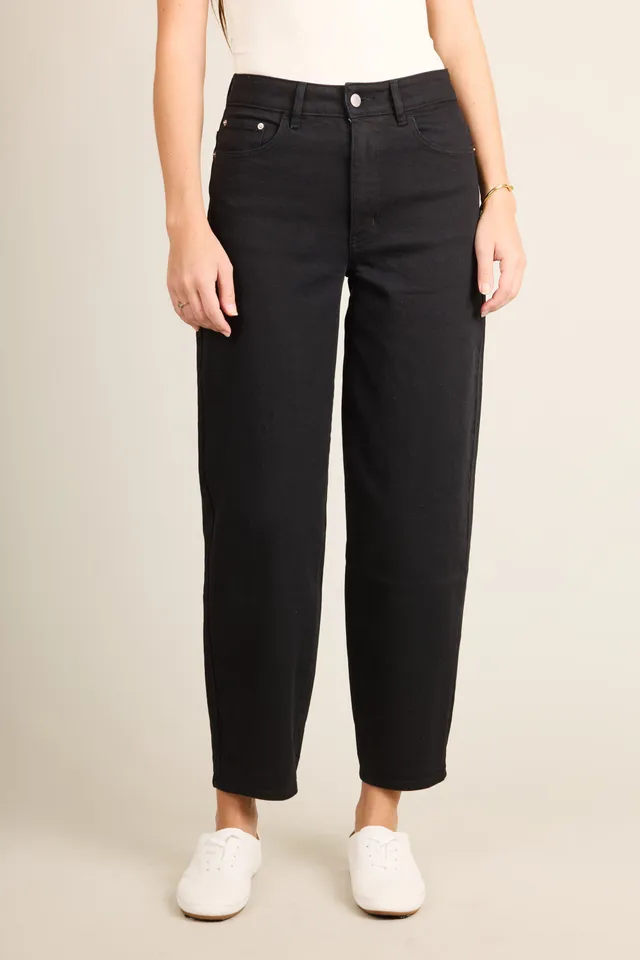 le-pantalon-jean-balloon-noir-jean-large-coton image 1