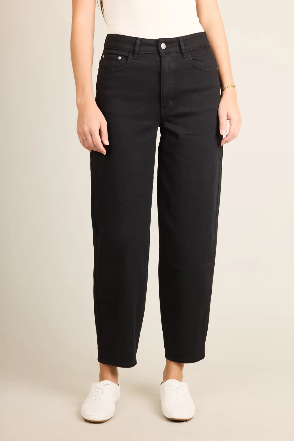 le-pantalon-jean-balloon-noir-jean-large-coton image 1