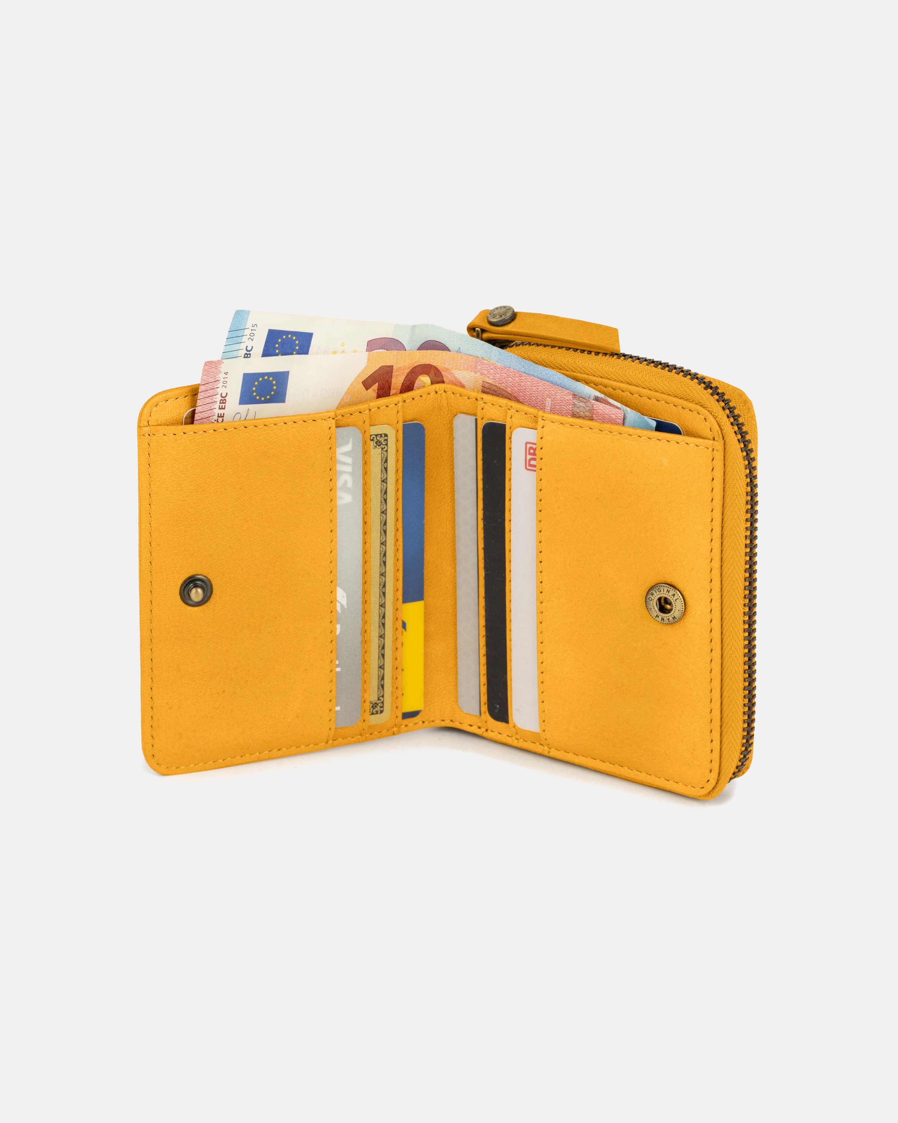 berliner-bags-sara-portefeuille-cuir-compact-jaune-rfid-slim image 4