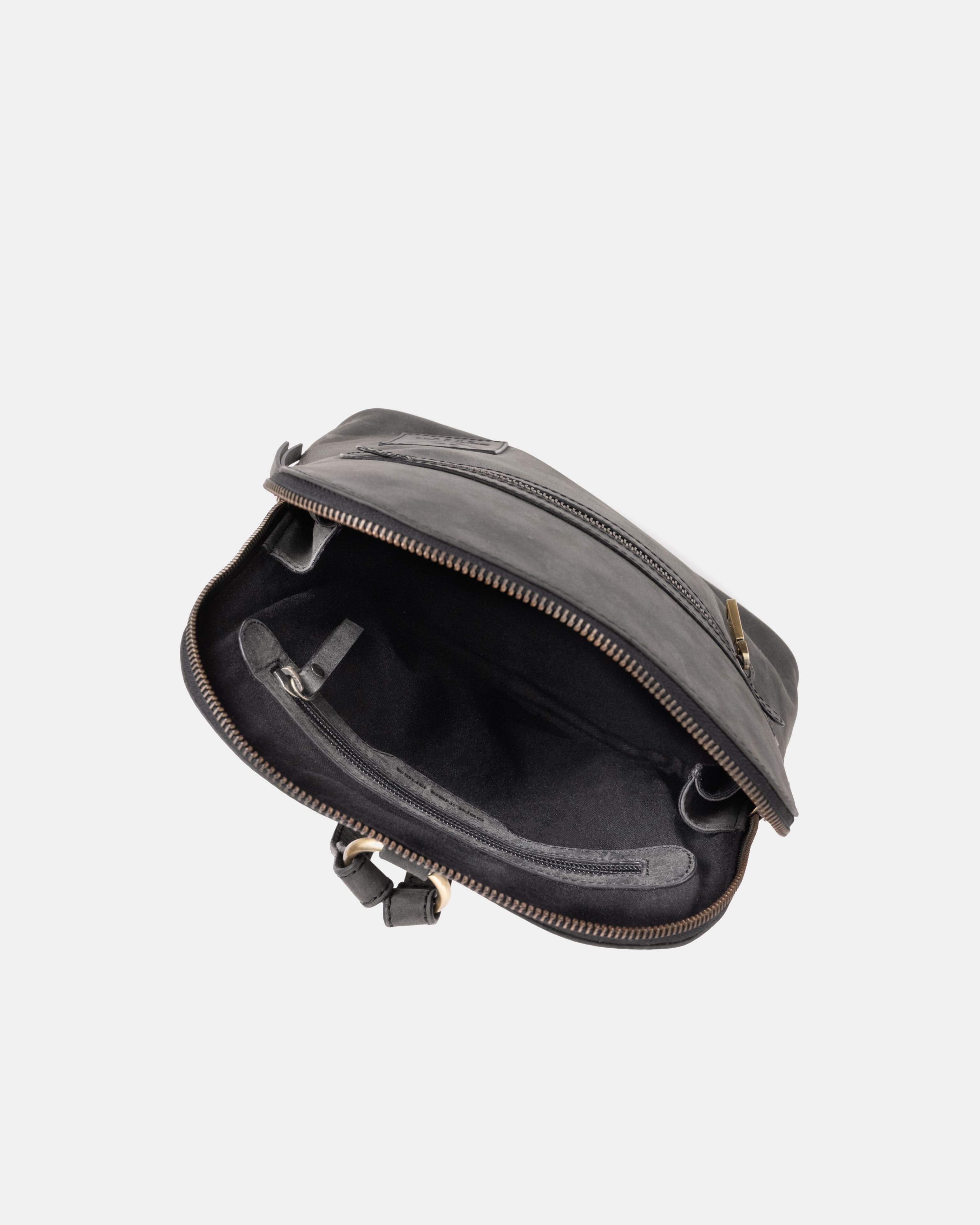 berliner-bags-diana-sac-dos-cuir-gris-fonc-vintage image 6