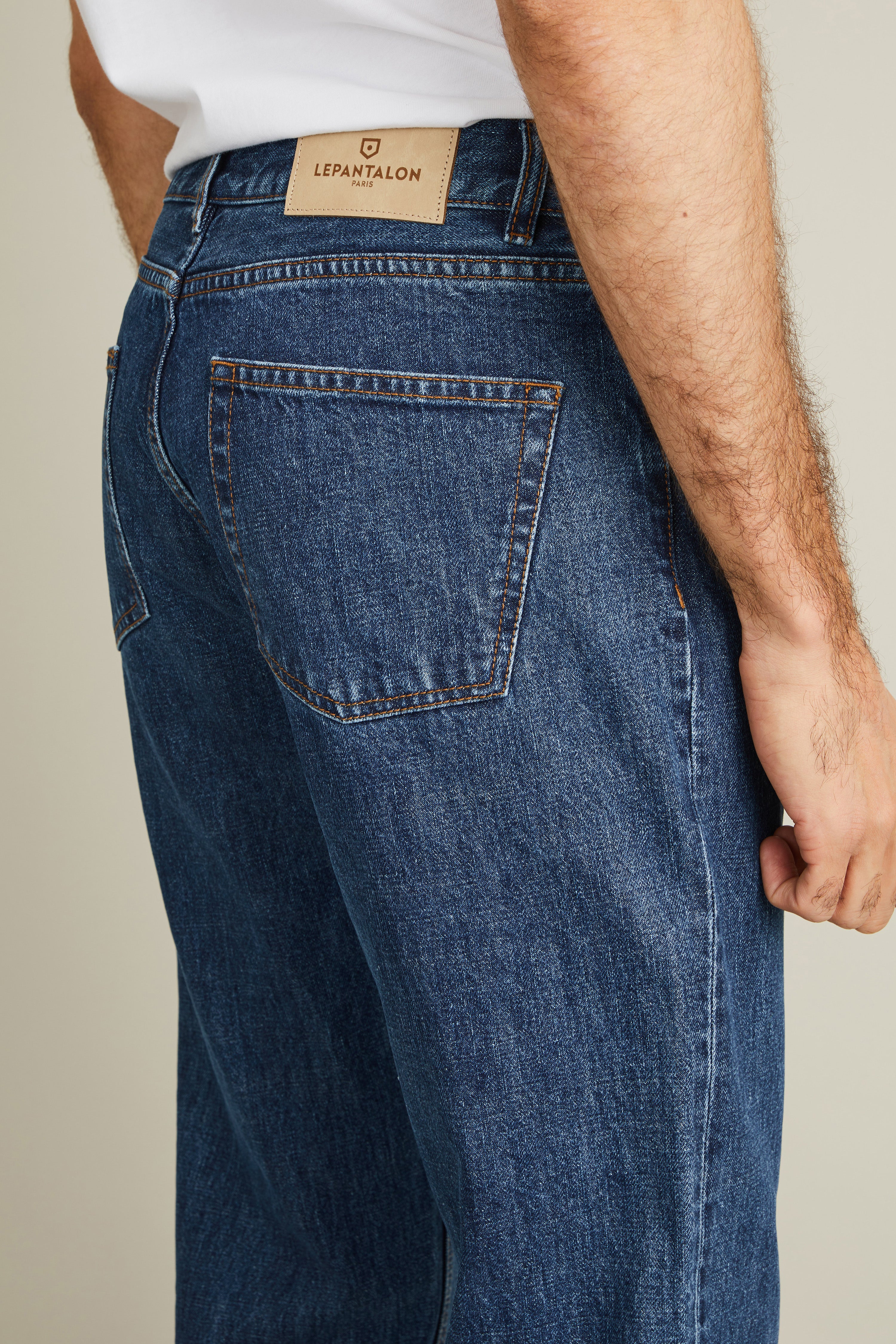 le-pantalon-jean-droit-bleu-stone-100-coton-bio-gots image 7