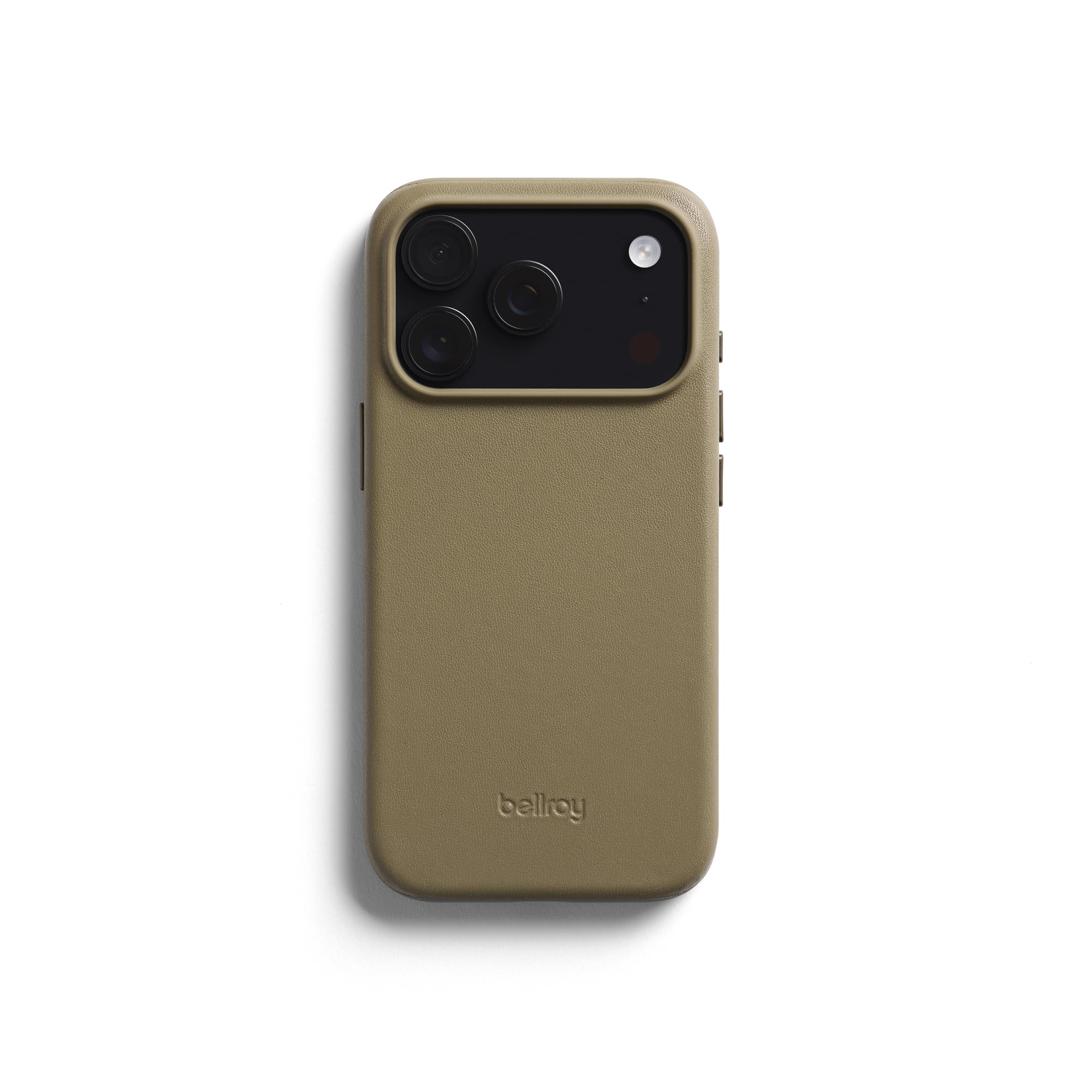 bellroy-phone-cases-coque-cuir-iphone-17-pro-khaki-ultra-fine image 1