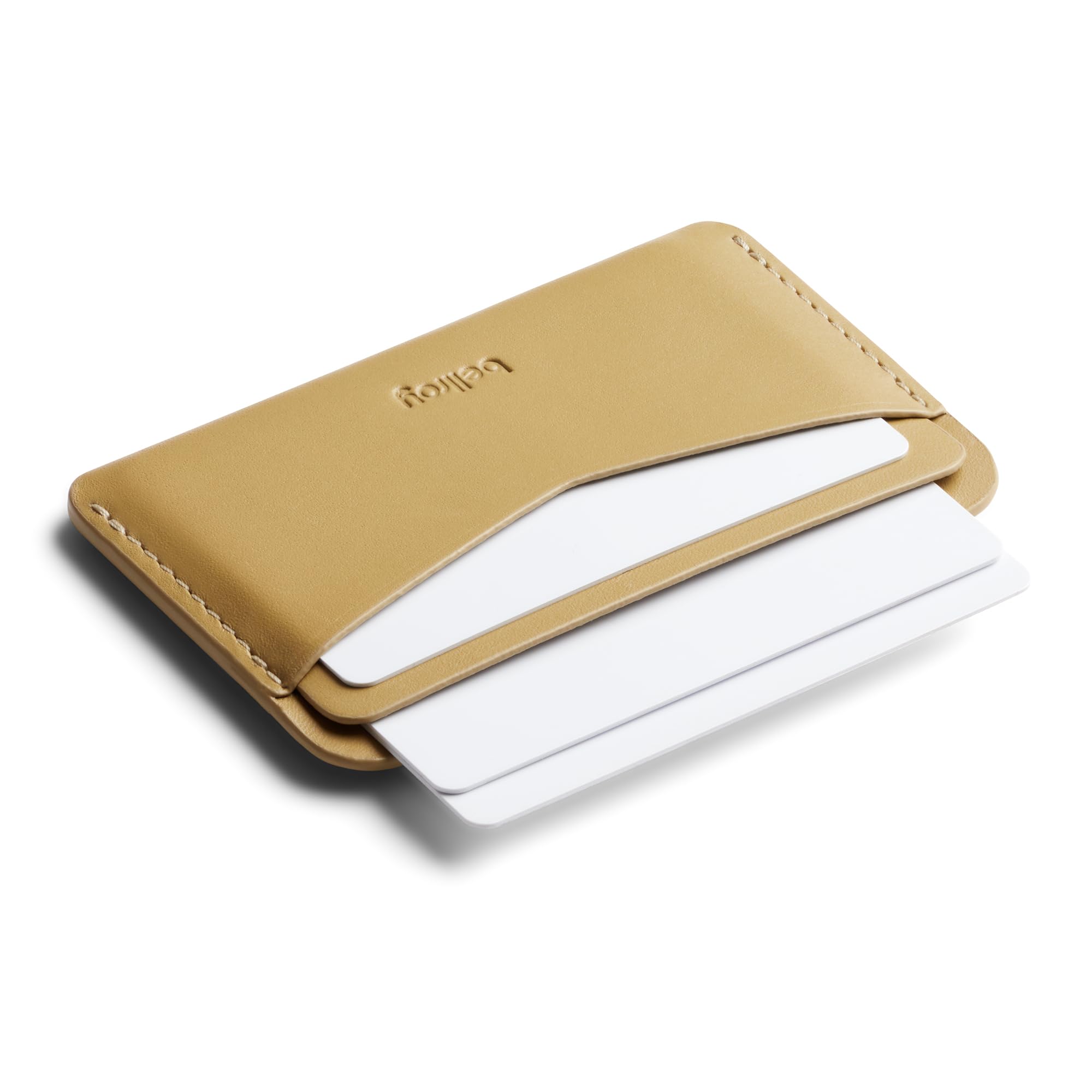 bellroy-wallets-card-slip-porte-cartes-cuir-mustard-4-cartes image 3